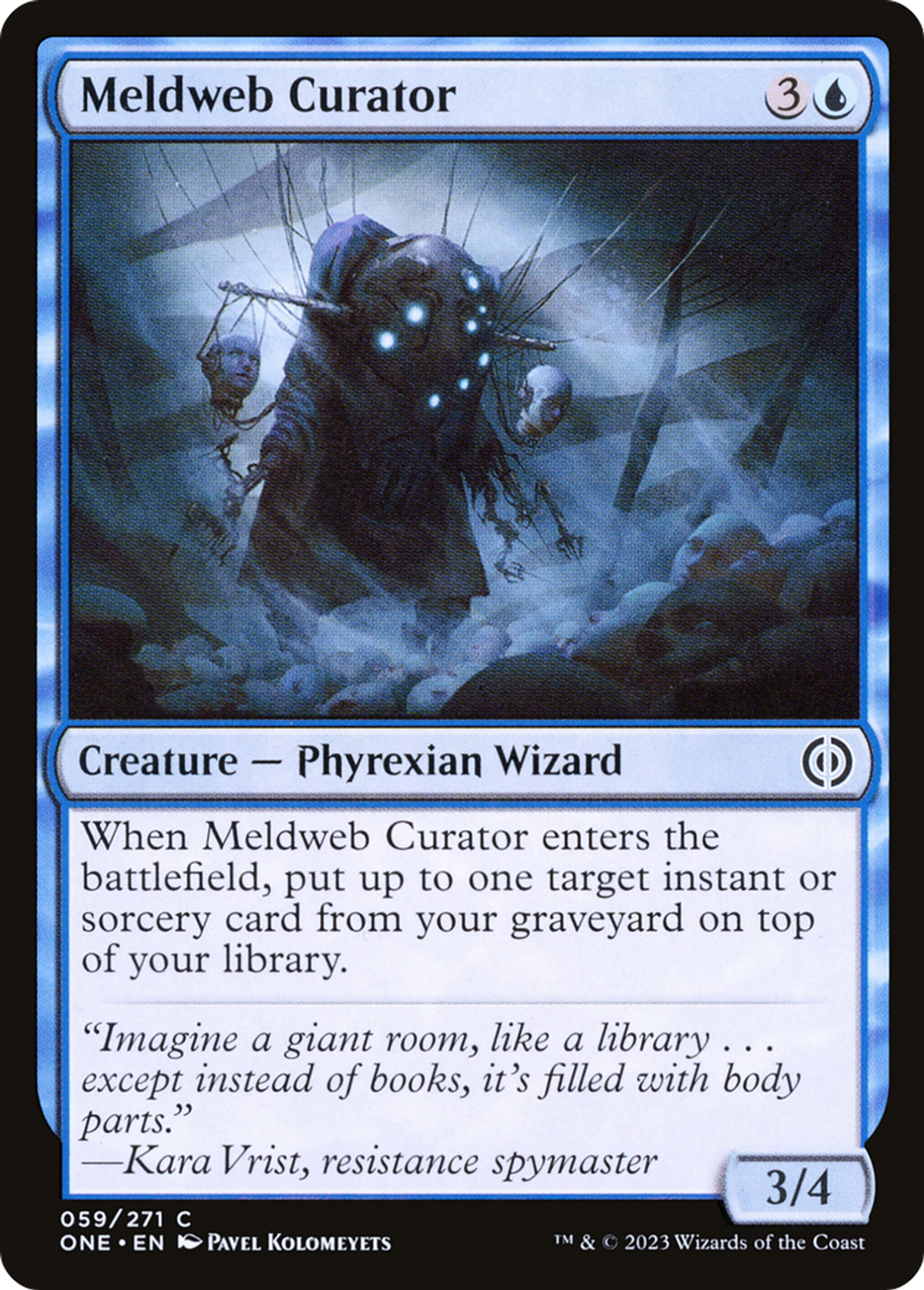 Conservateur de la Toile d'assimilation — Phyrexia: All Will Be One — Magic: The Gathering