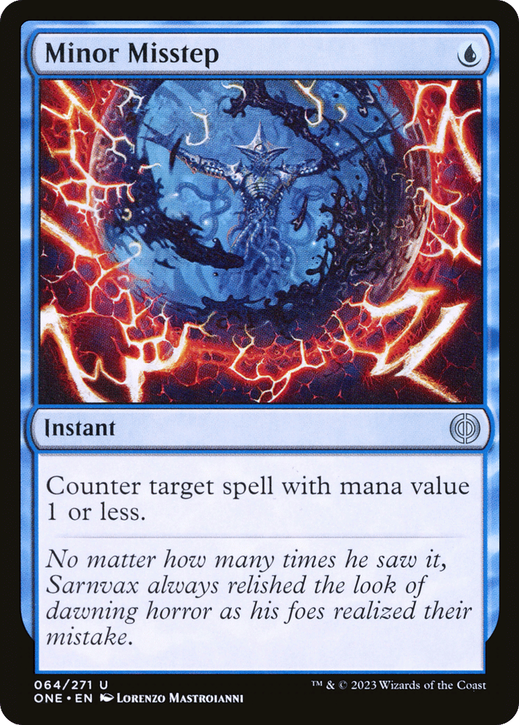 Minor Misstep — Phyrexia: All Will Be One — Magic: The Gathering