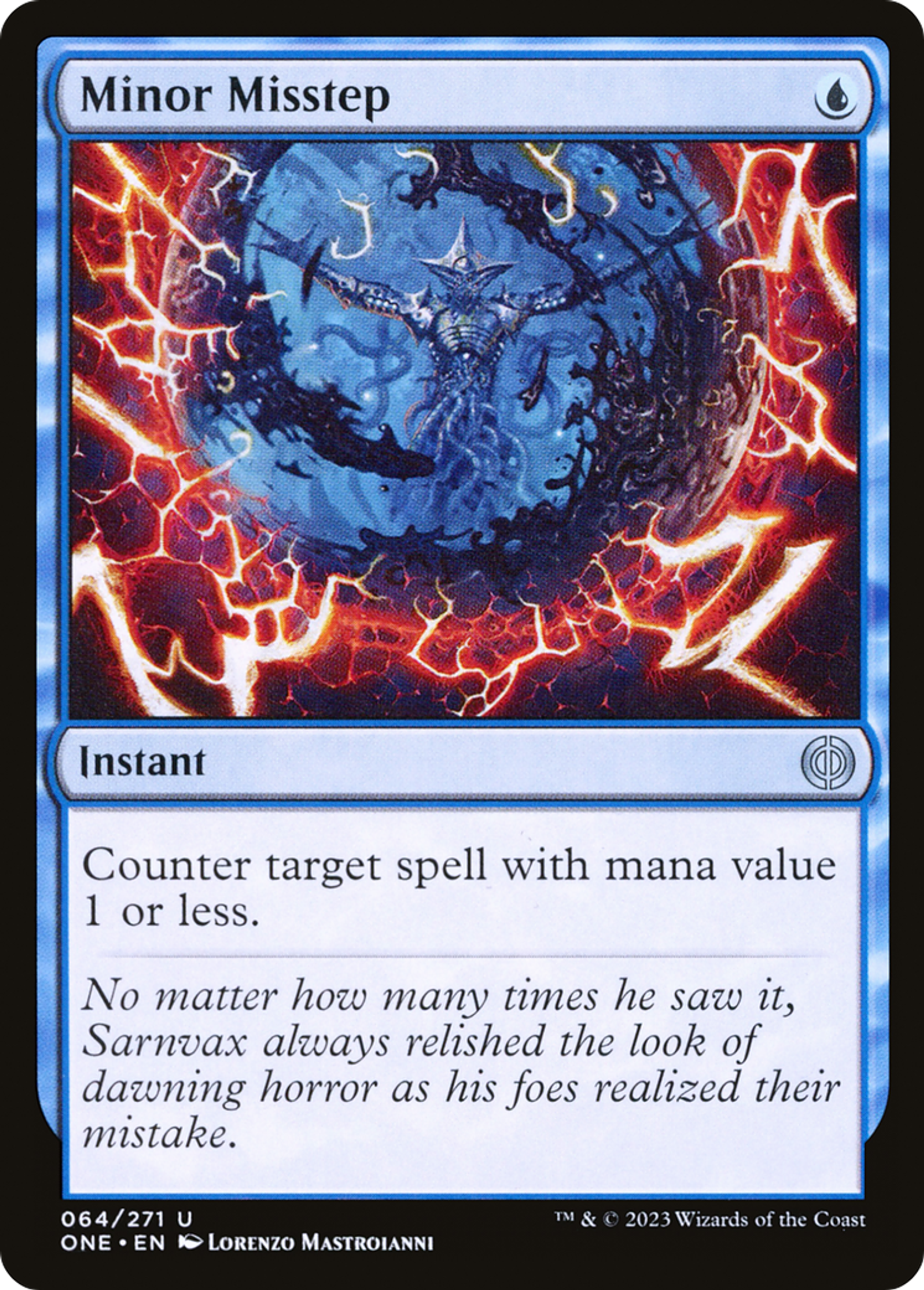 Faux-pas mineur — Phyrexia: All Will Be One — Magic: The Gathering