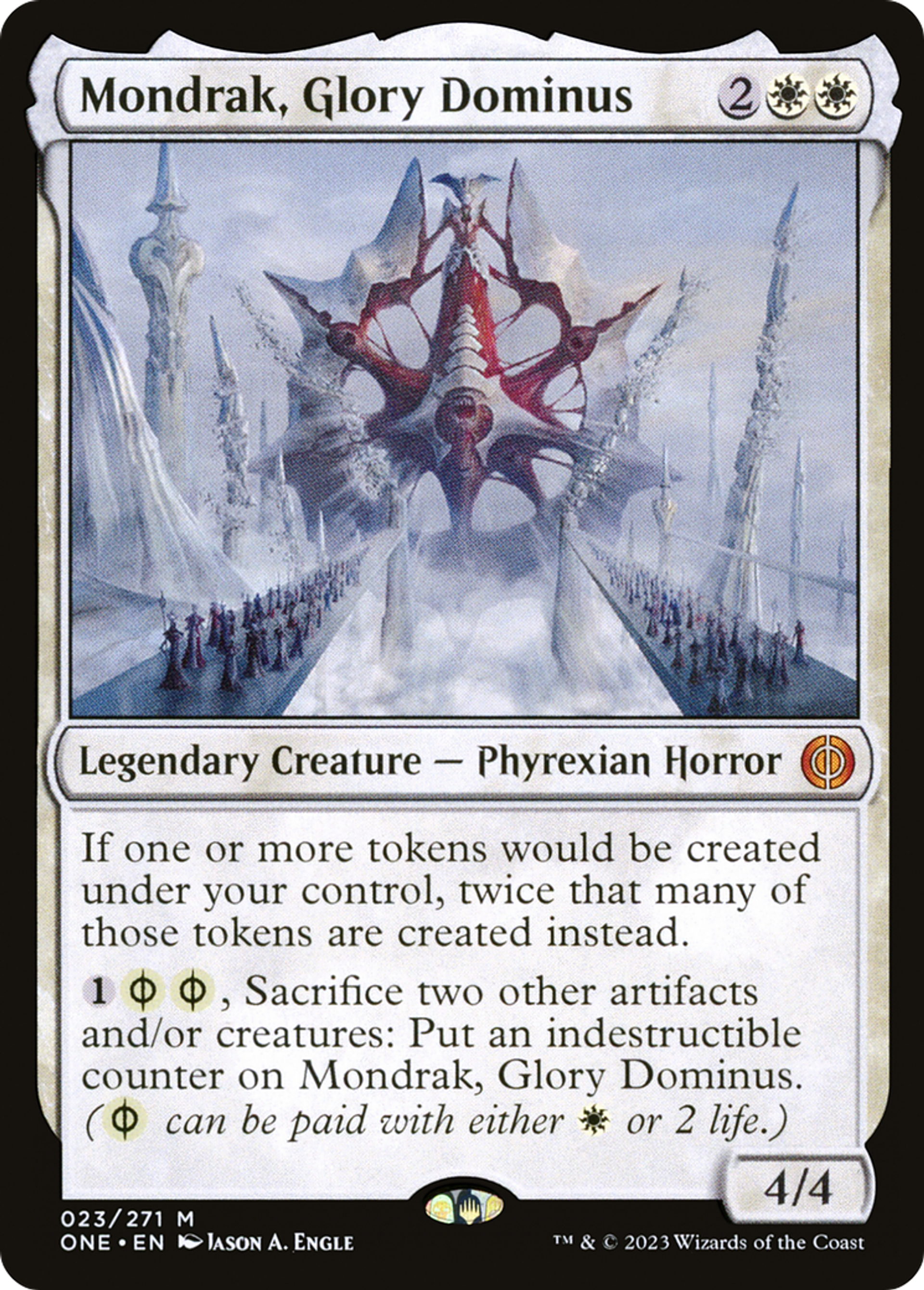 Mondrak, Dominus de la gloire — Phyrexia: All Will Be One — Magic: The Gathering