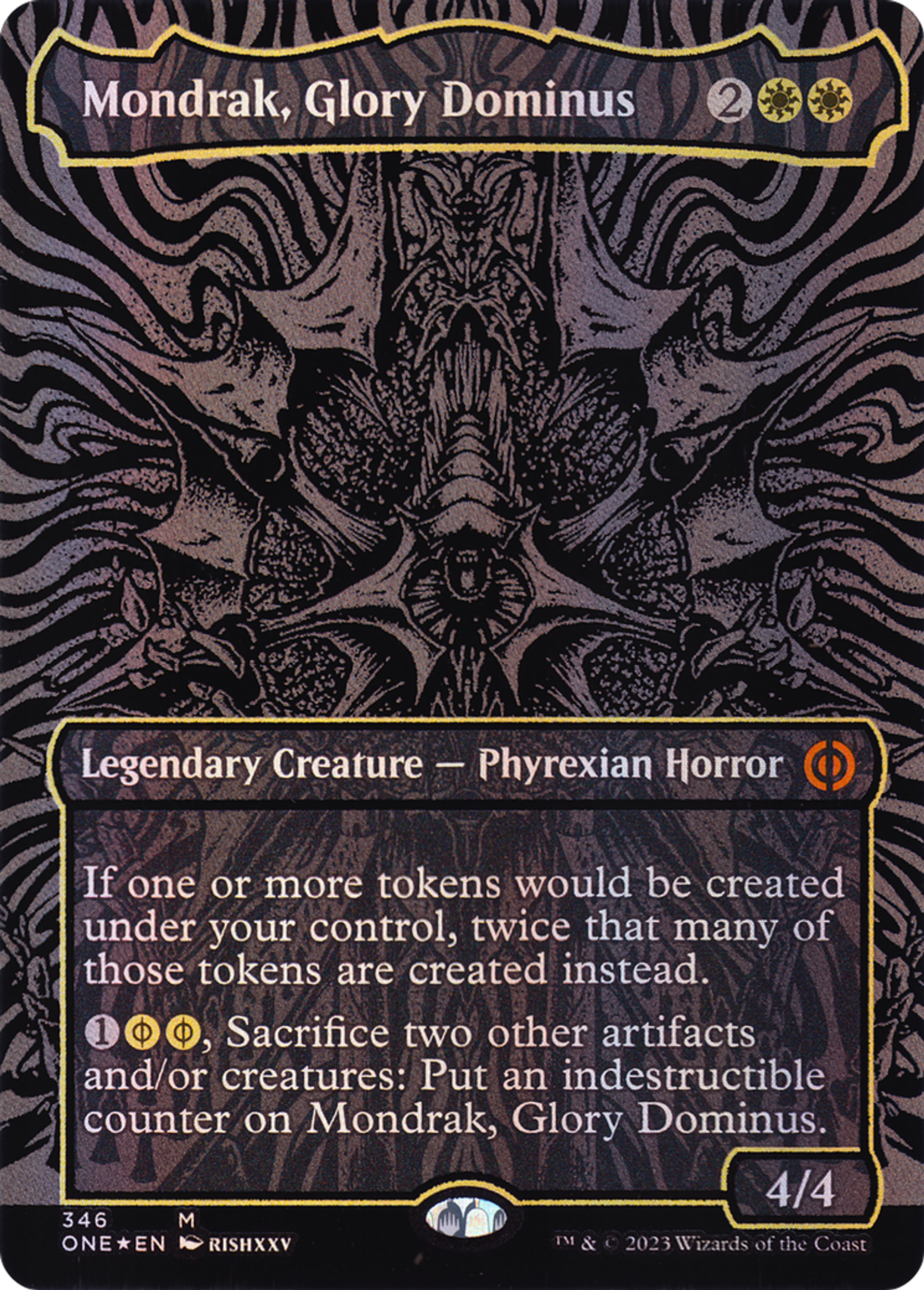 Mondrak, Dominus de la gloire — Phyrexia: All Will Be One — Magic: The Gathering