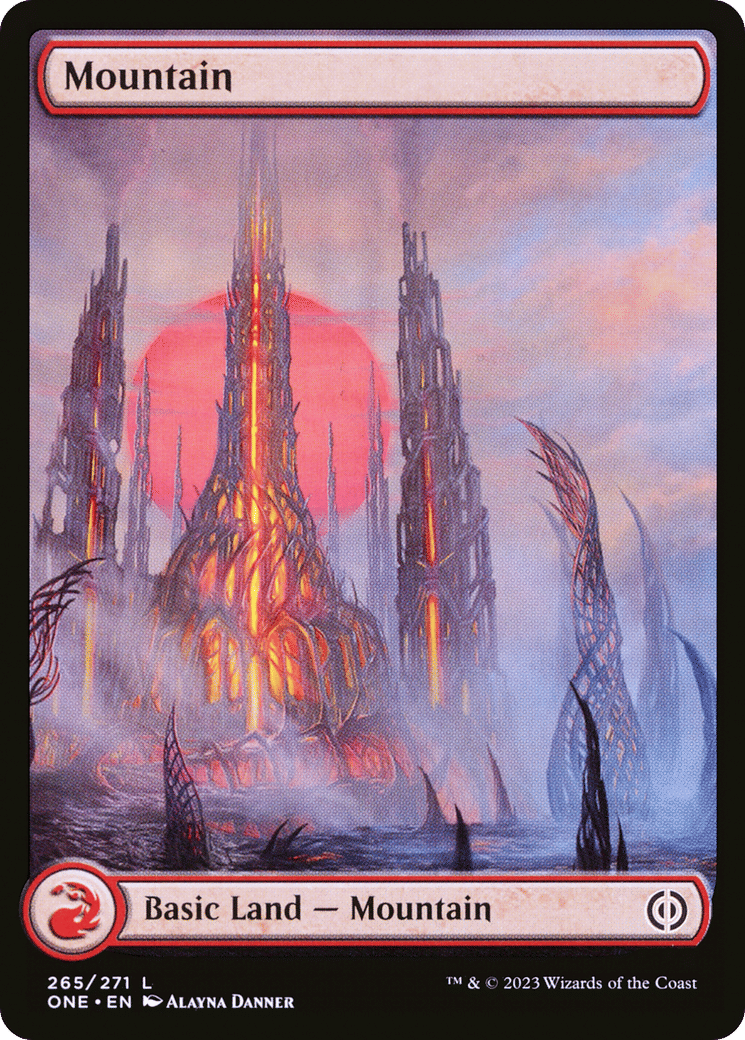 Mountain — Phyrexia: All Will Be One — Magic: The Gathering