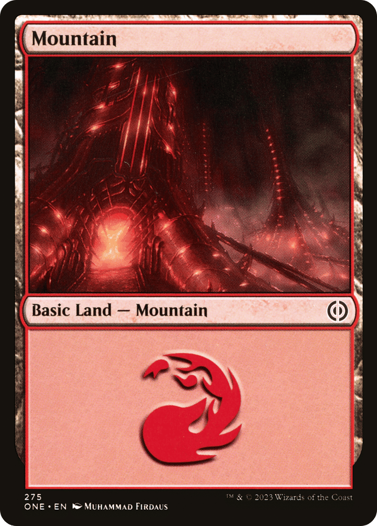 Mountain — Phyrexia: All Will Be One — Magic: The Gathering