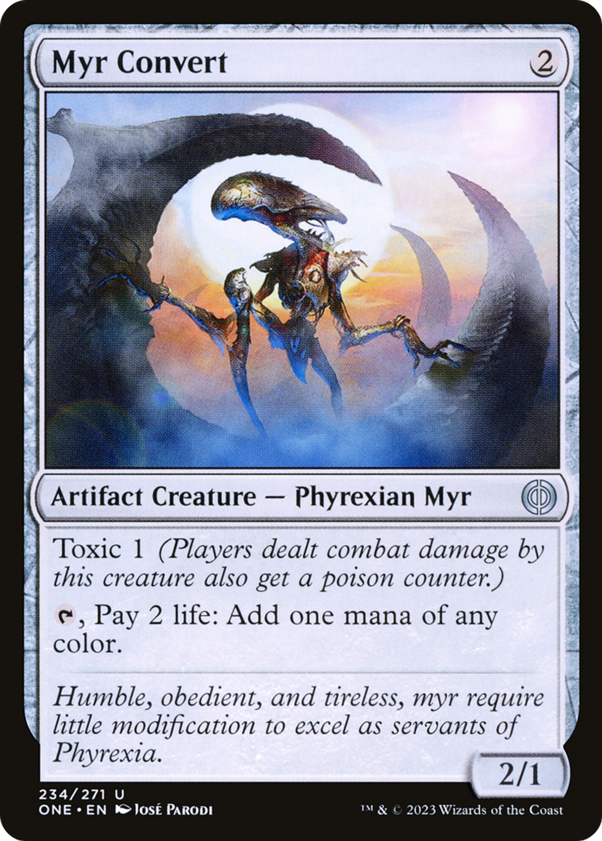 Converti myr — Phyrexia: All Will Be One — Magic: The Gathering