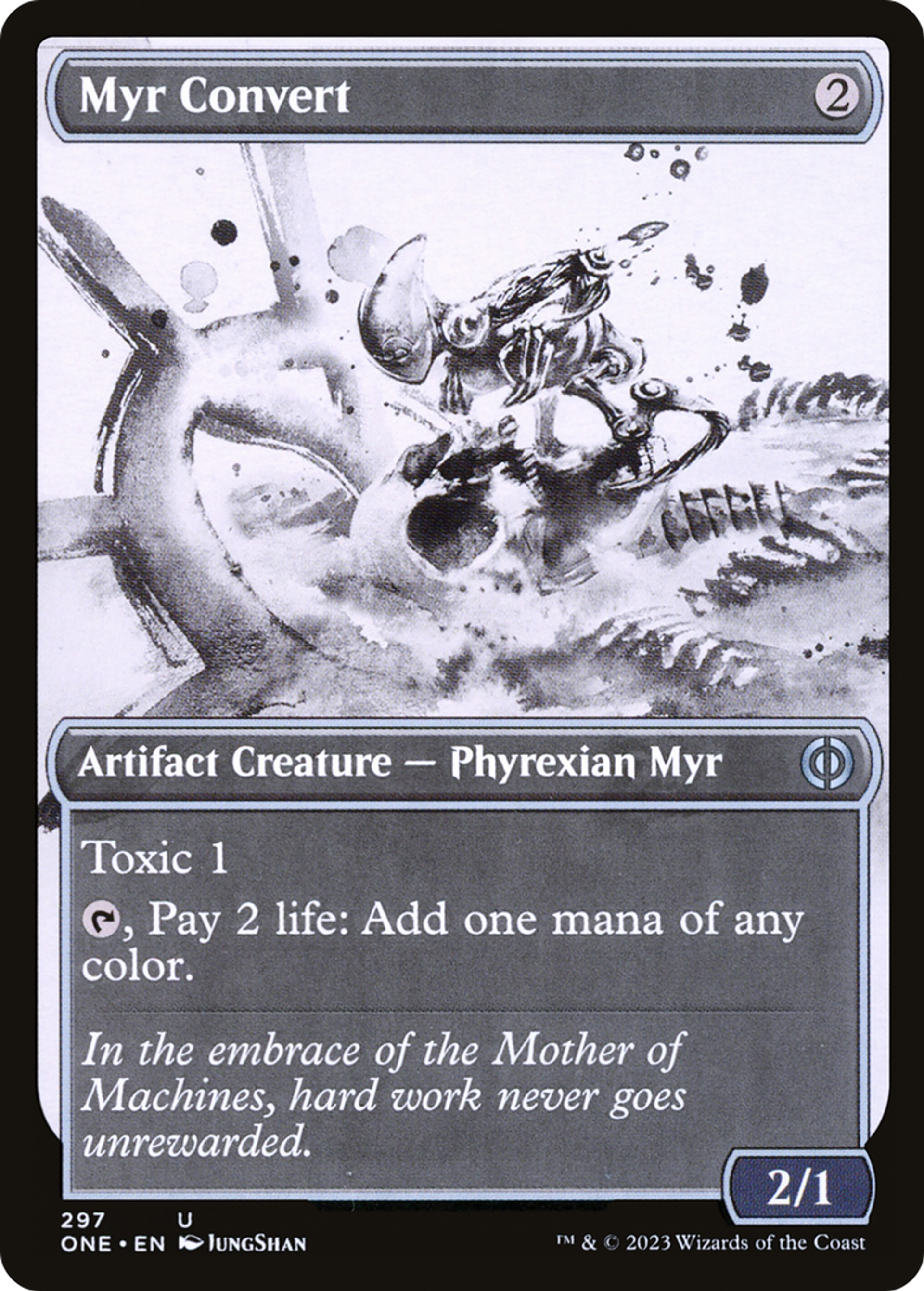 Converti myr — Phyrexia: All Will Be One — Magic: The Gathering