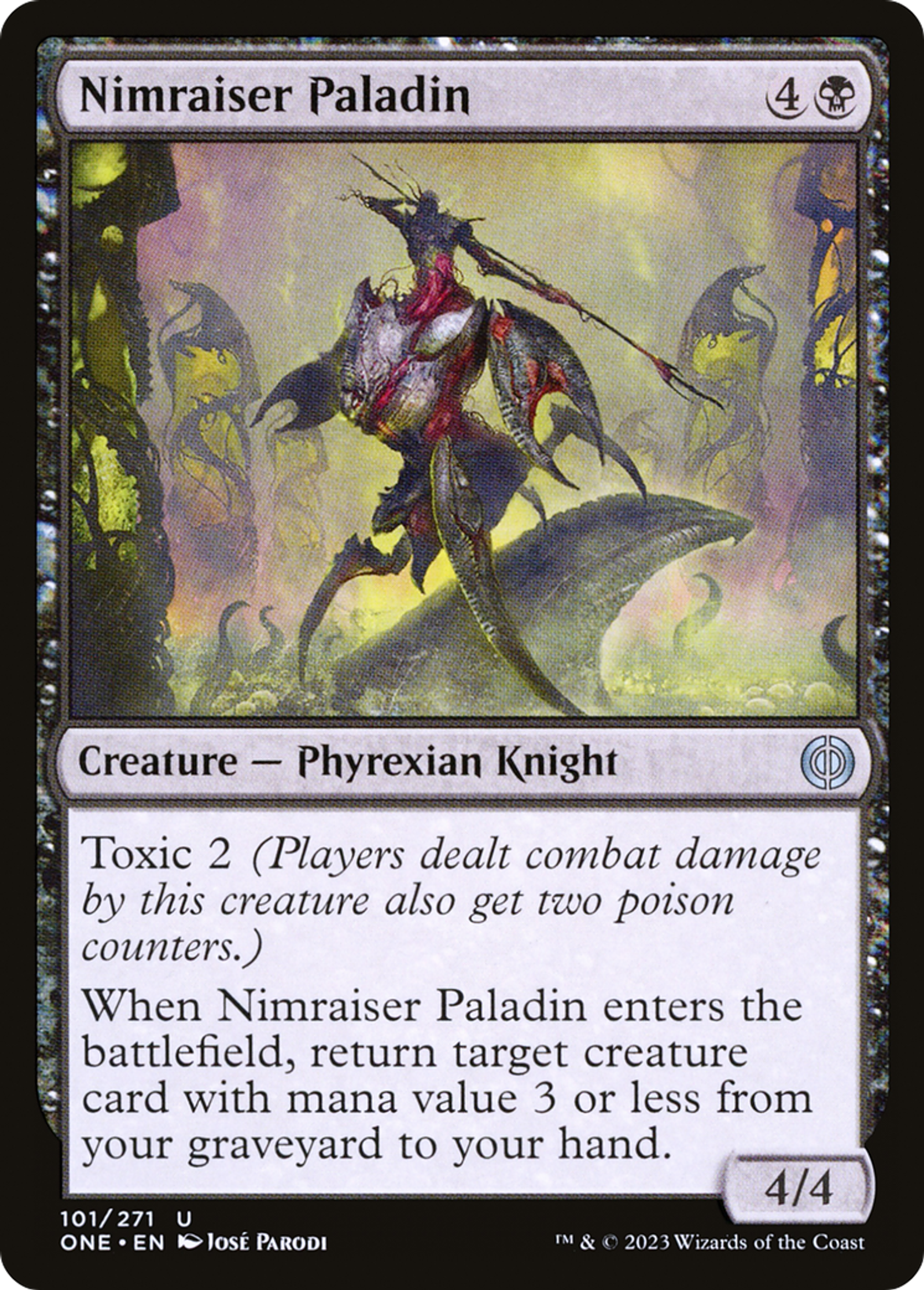 Paladin nimancien — Phyrexia: All Will Be One — Magic: The Gathering