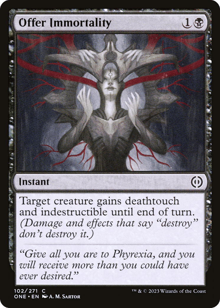 Offer Immortality — Phyrexia: All Will Be One — Magic: The Gathering