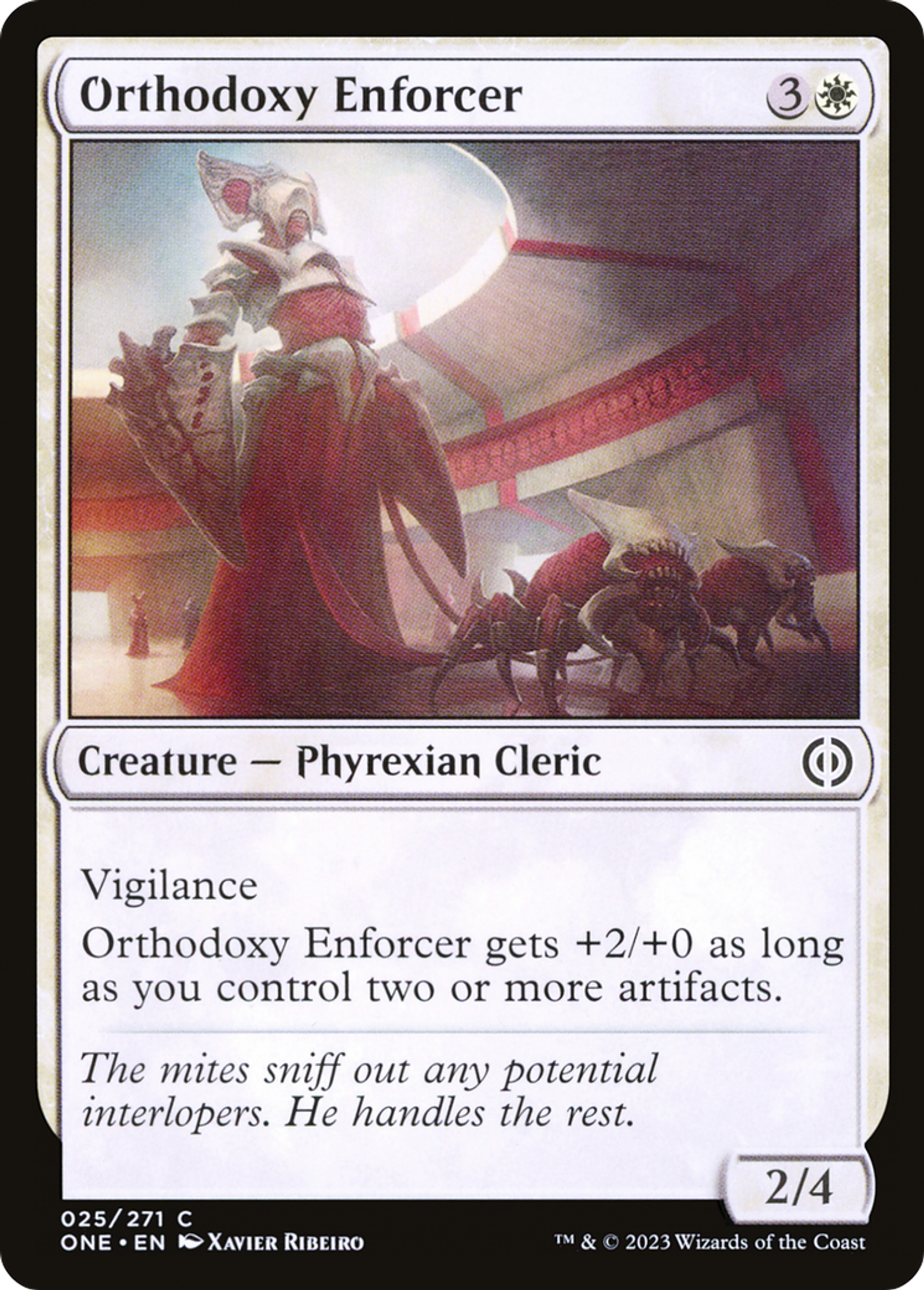 Argousin de l'Orthodoxie — Phyrexia: All Will Be One — Magic: The Gathering