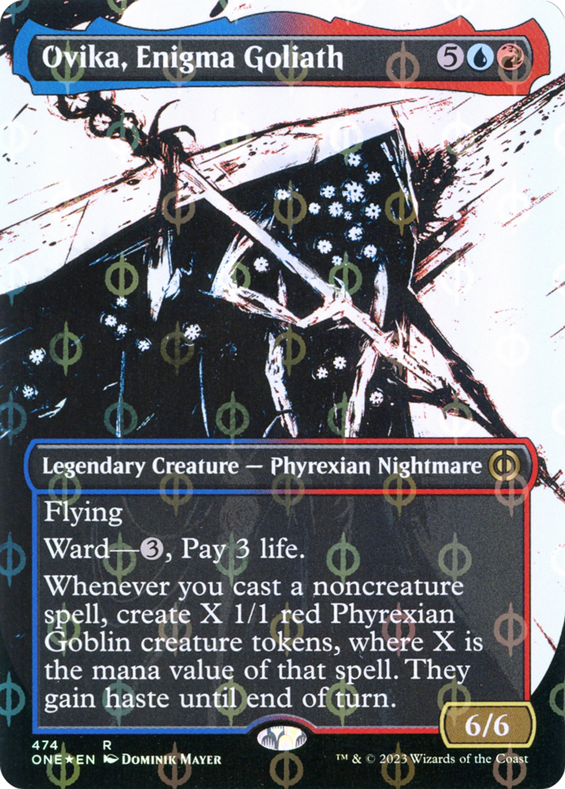 Ovika, goliath énigmatique — Phyrexia: All Will Be One — Magic: The Gathering