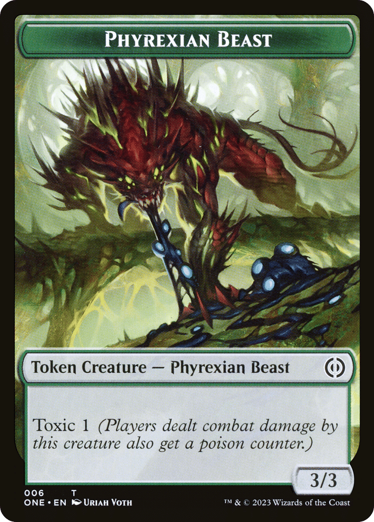 Phyrexian Beast — Phyrexia: All Will Be One — Magic: The Gathering