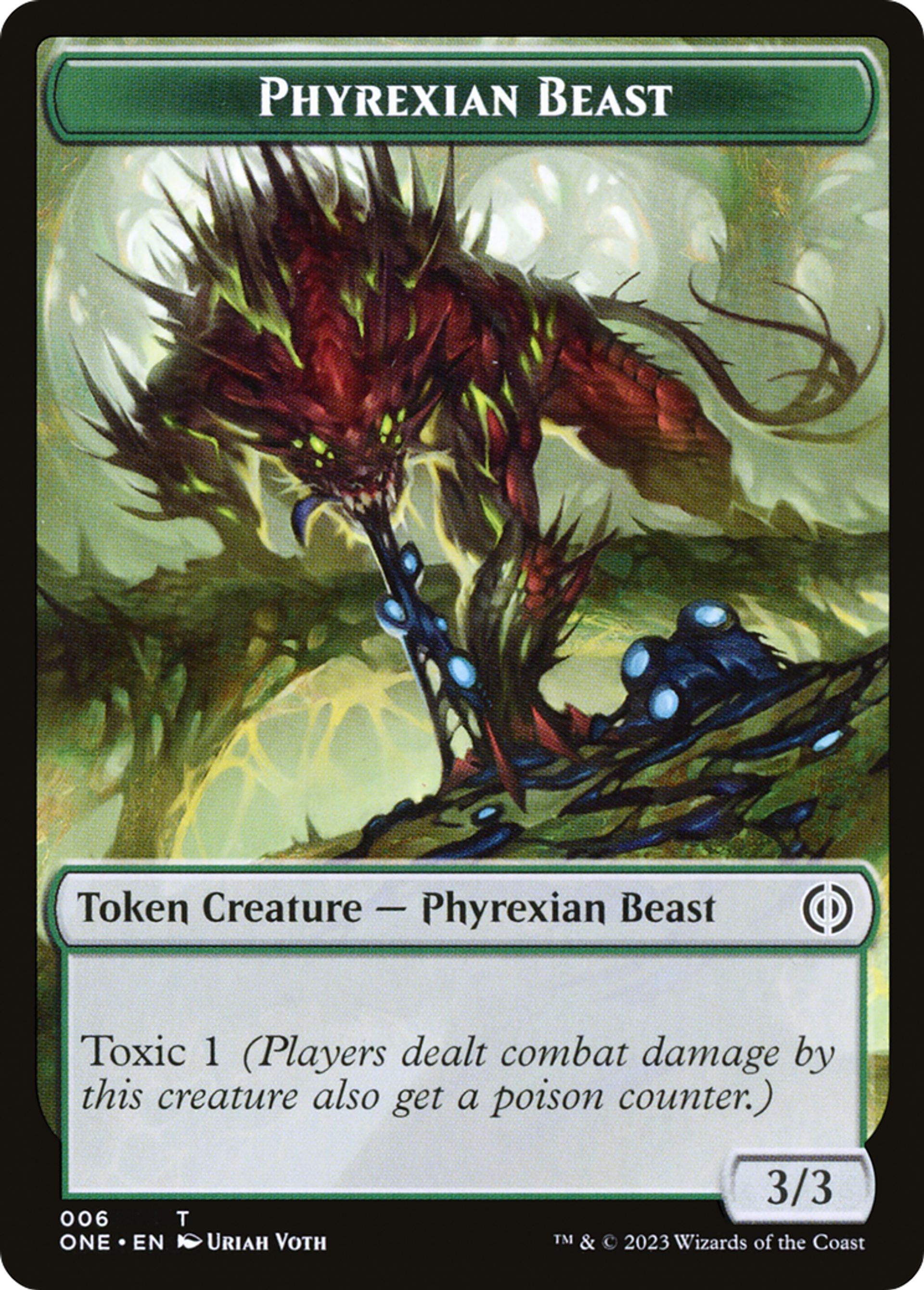 Phyrexian Beast — Phyrexia: All Will Be One — Magic: The Gathering