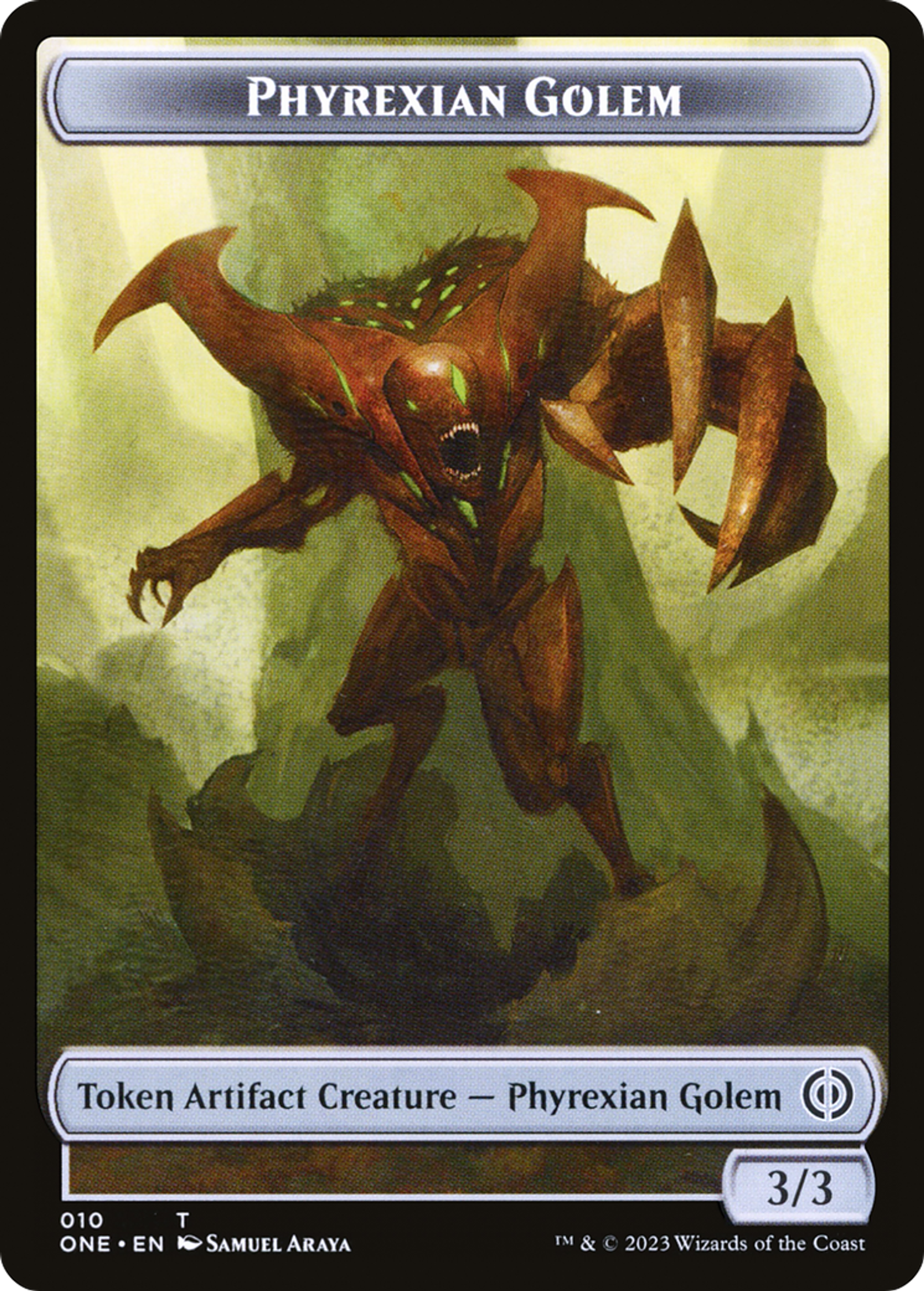 Phyrexian Golem — Phyrexia: All Will Be One — Magic: The Gathering