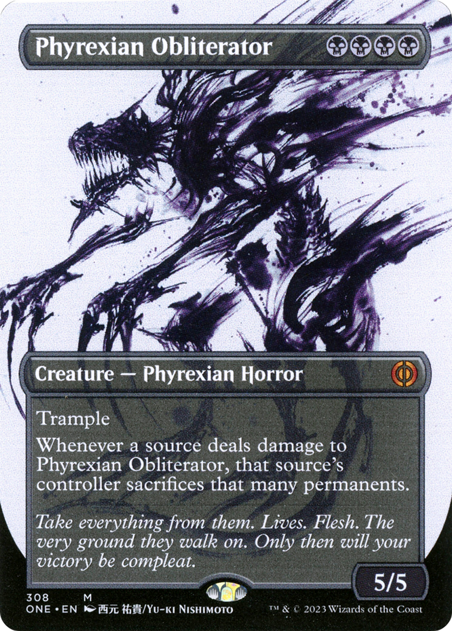 Oblitérateur phyrexian — Phyrexia: All Will Be One — Magic: The Gathering