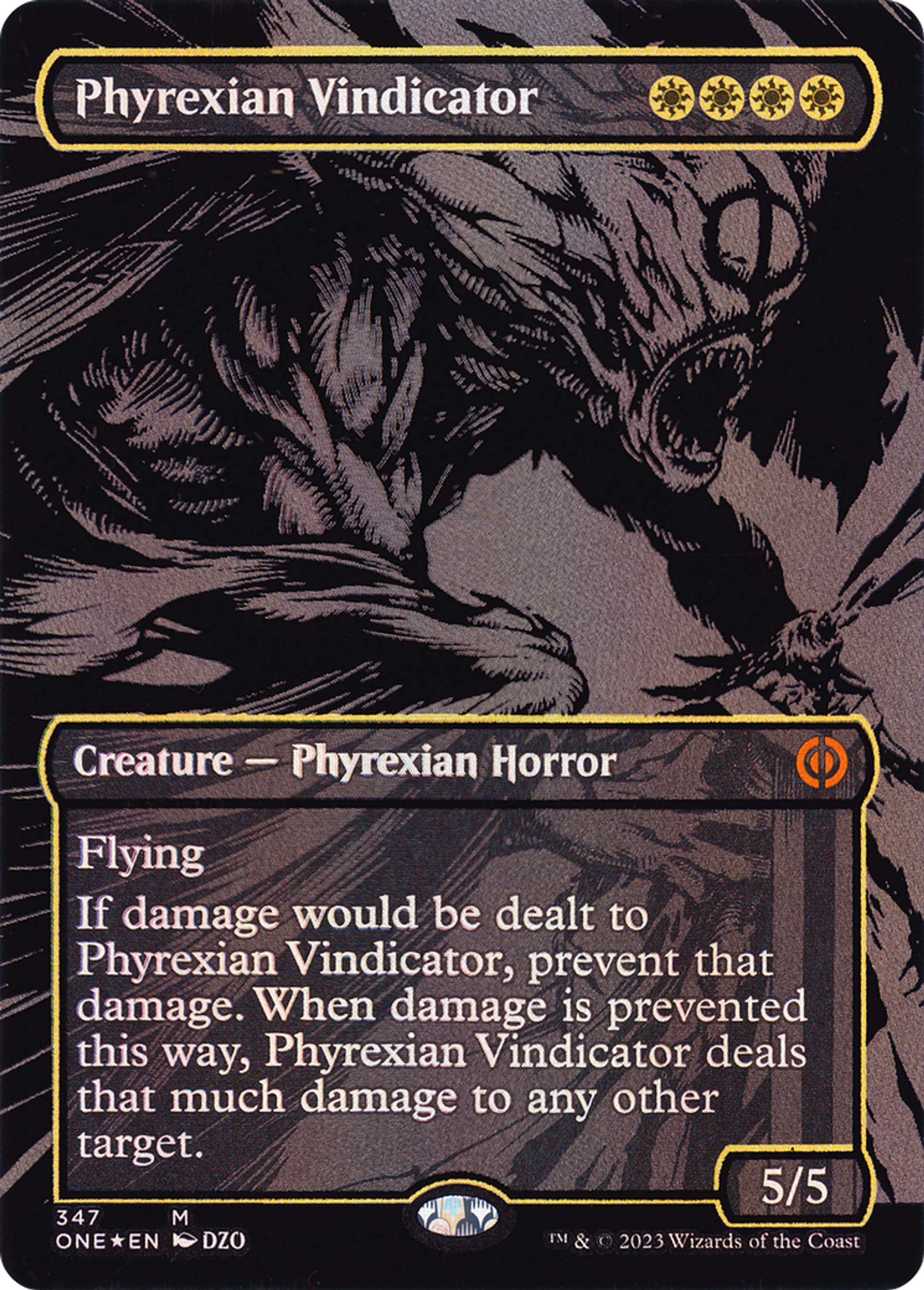 Justificatrice phyrexiane — Phyrexia: All Will Be One — Magic: The Gathering