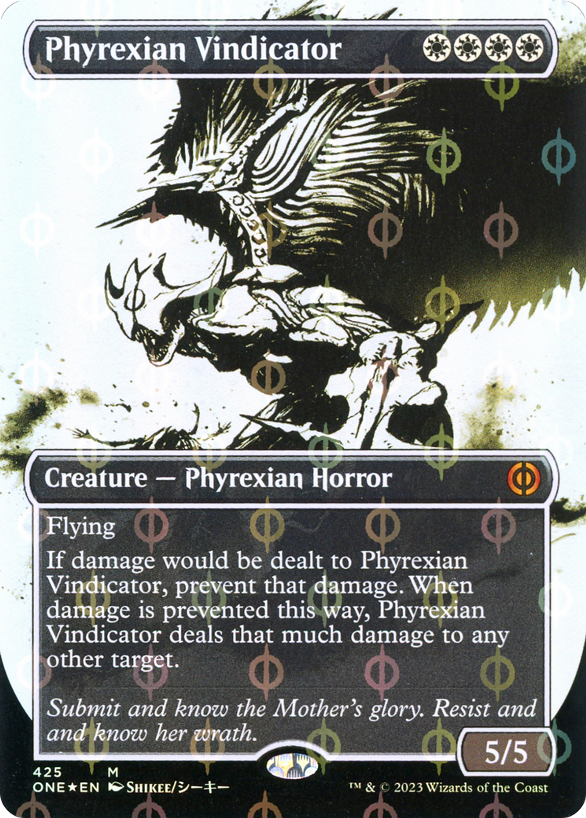 Justificatrice phyrexiane — Phyrexia: All Will Be One — Magic: The Gathering