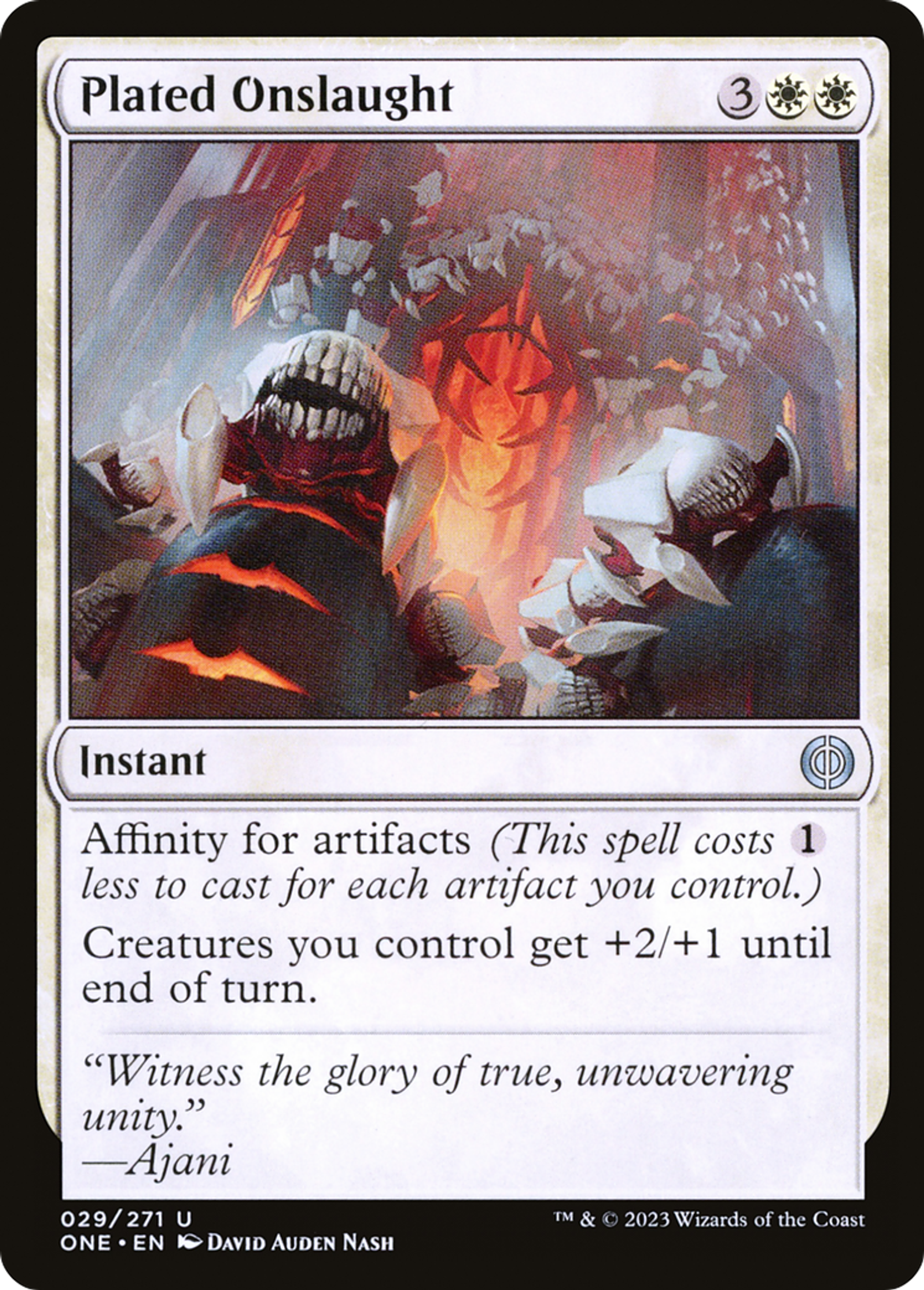 Carnage à plaques — Phyrexia: All Will Be One — Magic: The Gathering