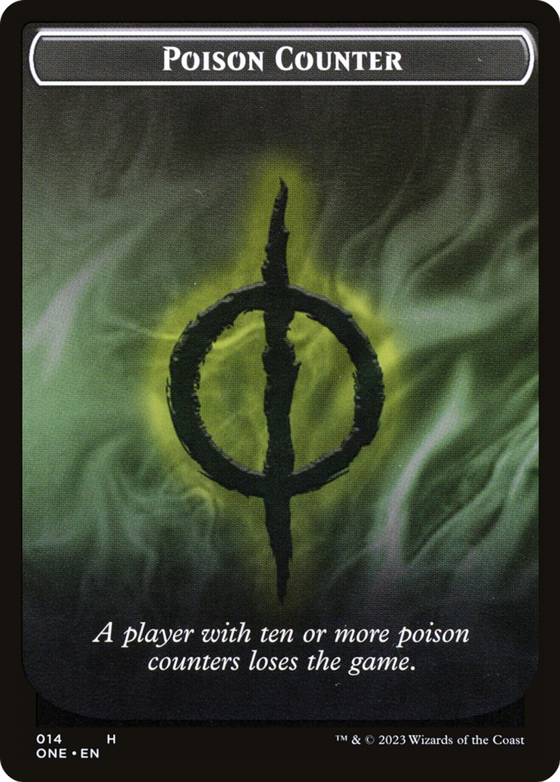 Poison Counter — Phyrexia: All Will Be One — Magic: The Gathering