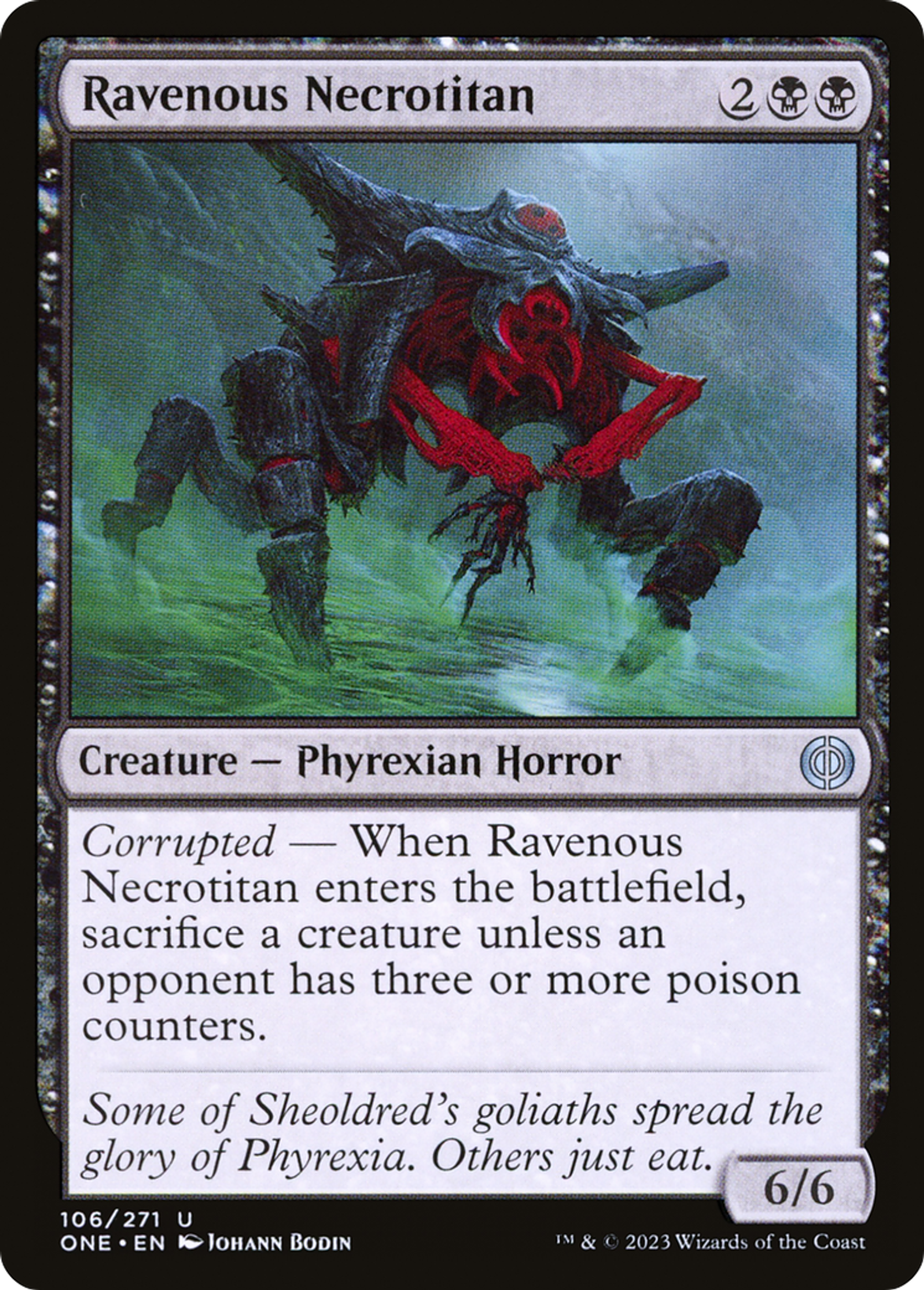 Nécrotitan vorace — Phyrexia: All Will Be One — Magic: The Gathering