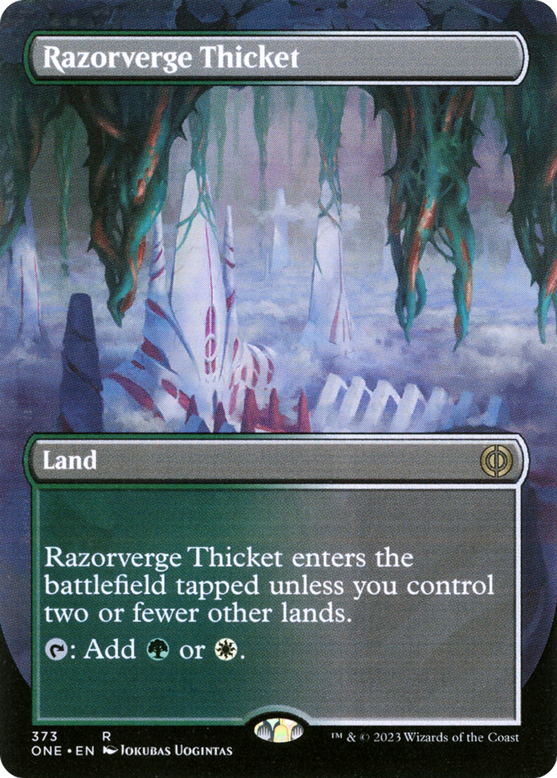 Halliers à l'Orée des Rasoirs — Phyrexia: All Will Be One — Magic: The Gathering