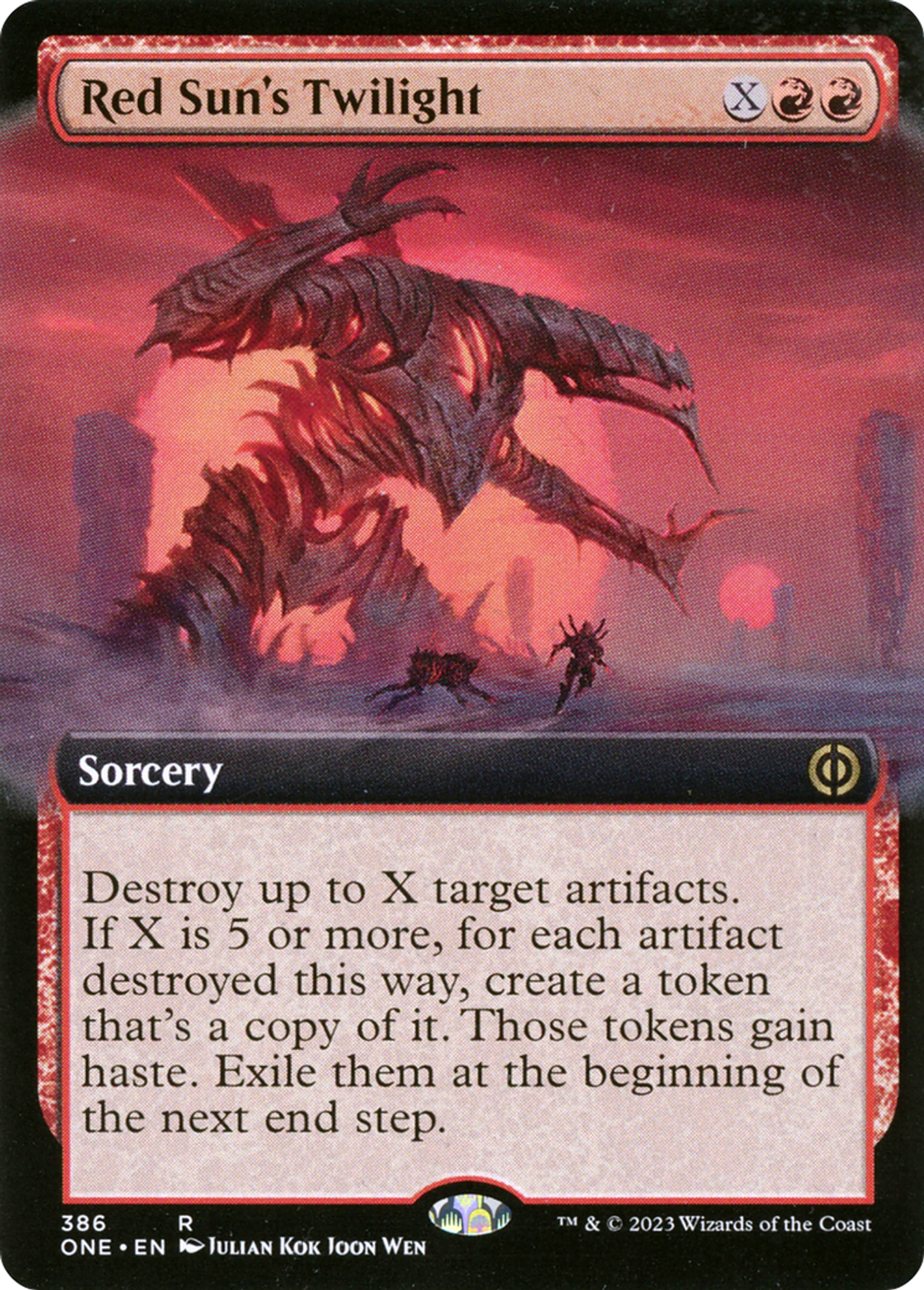 Red Sun's Twilight — Phyrexia: All Will Be One — Magic: The Gathering