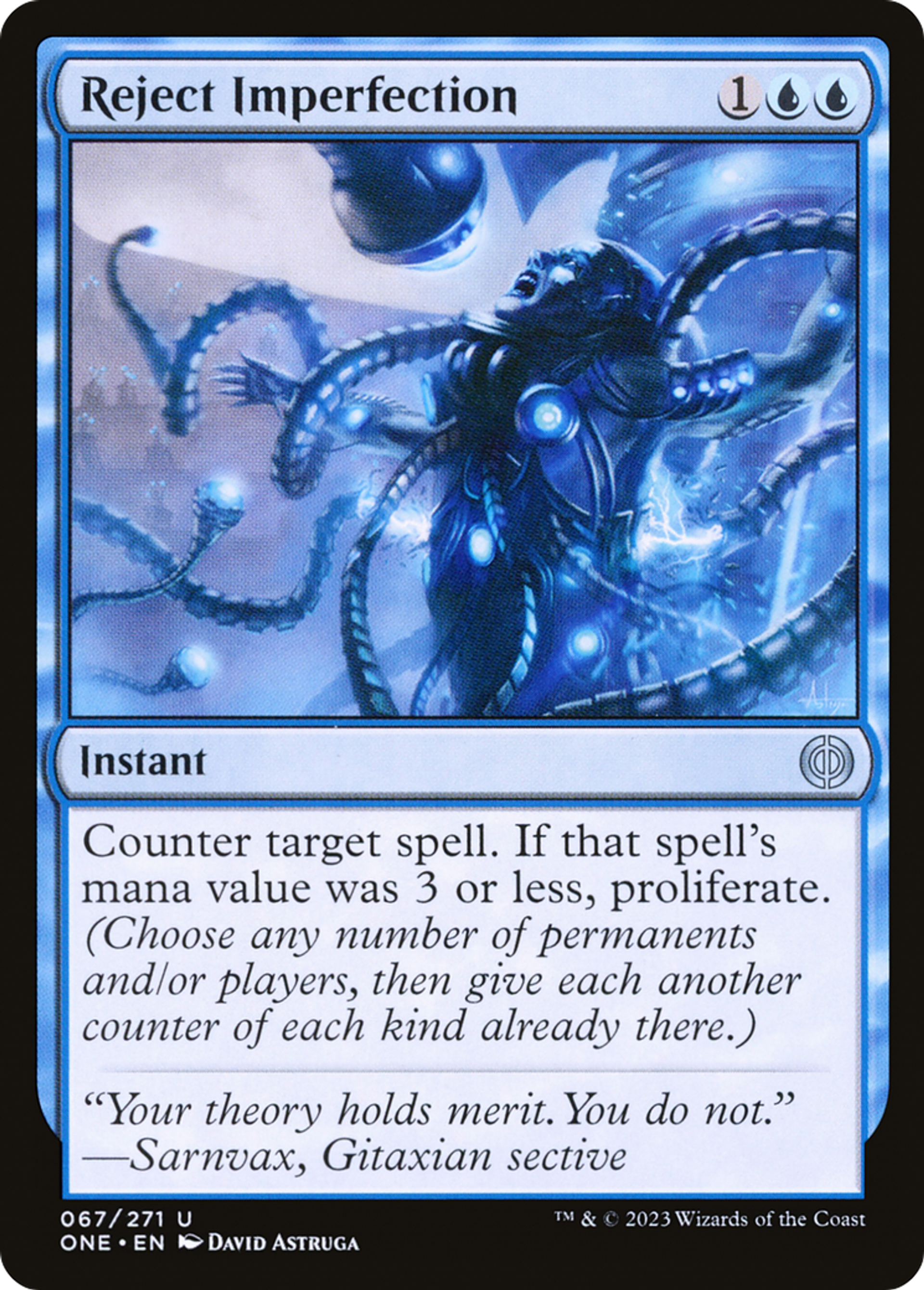 Rejet de l'imperfection — Phyrexia: All Will Be One — Magic: The Gathering