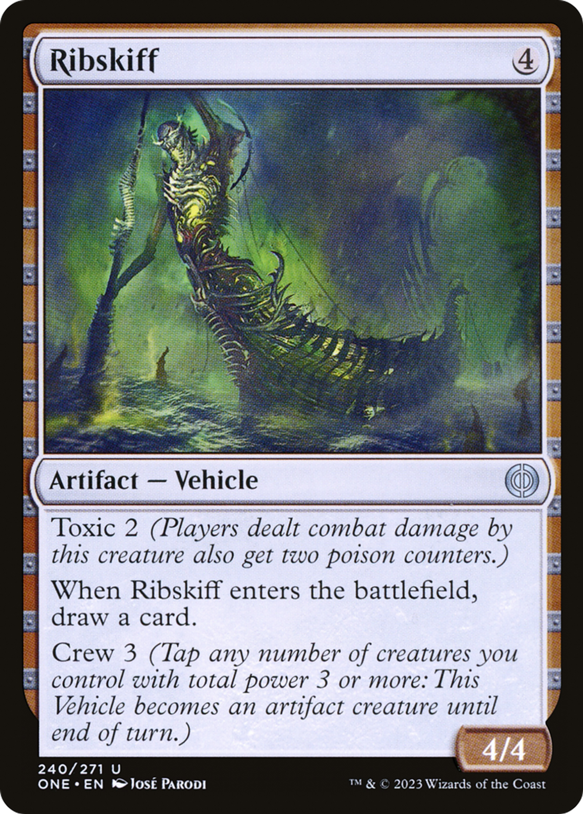 Barge thoracique — Phyrexia: All Will Be One — Magic: The Gathering