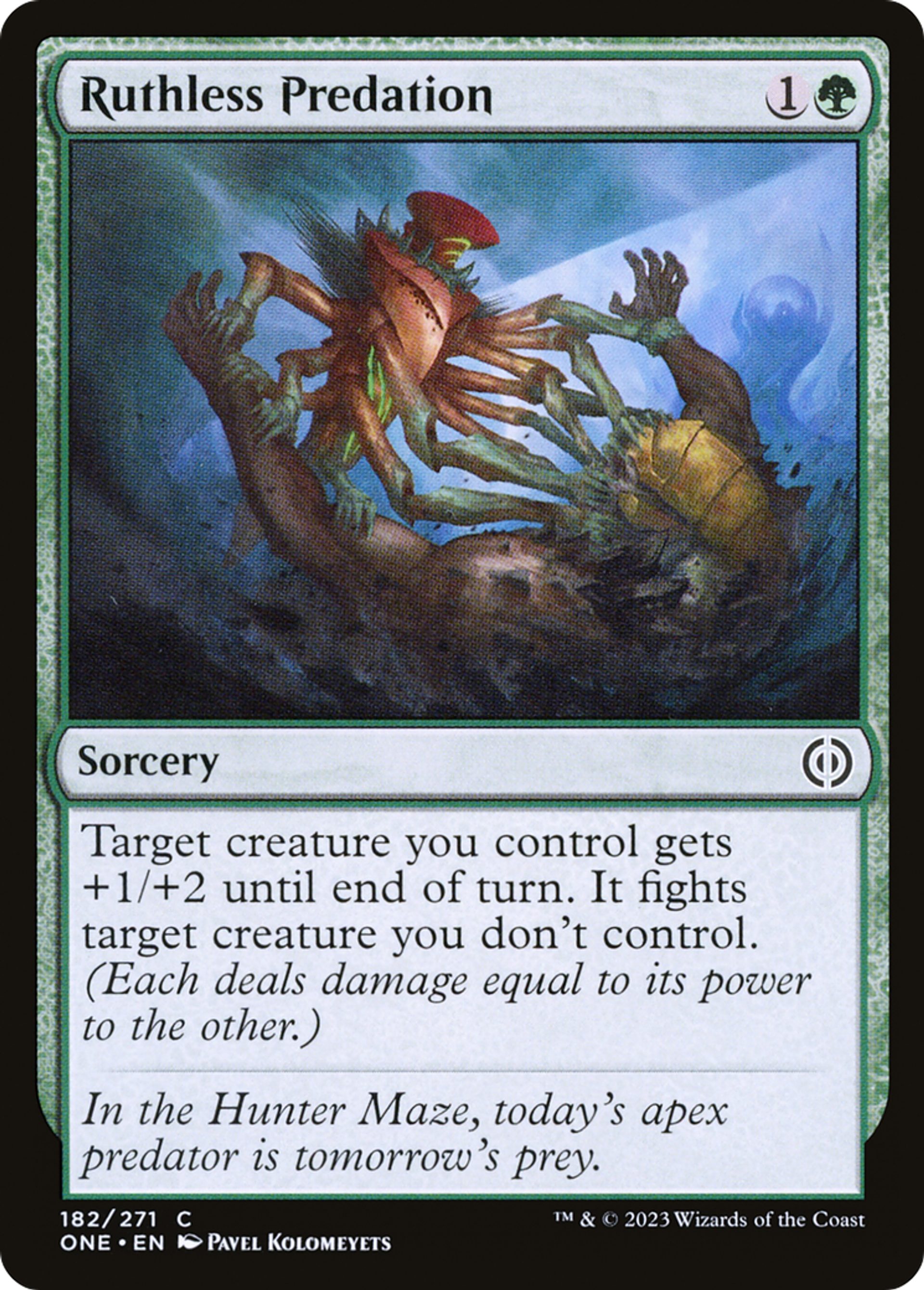 Cycle alimentaire impitoyable — Phyrexia: All Will Be One — Magic: The Gathering