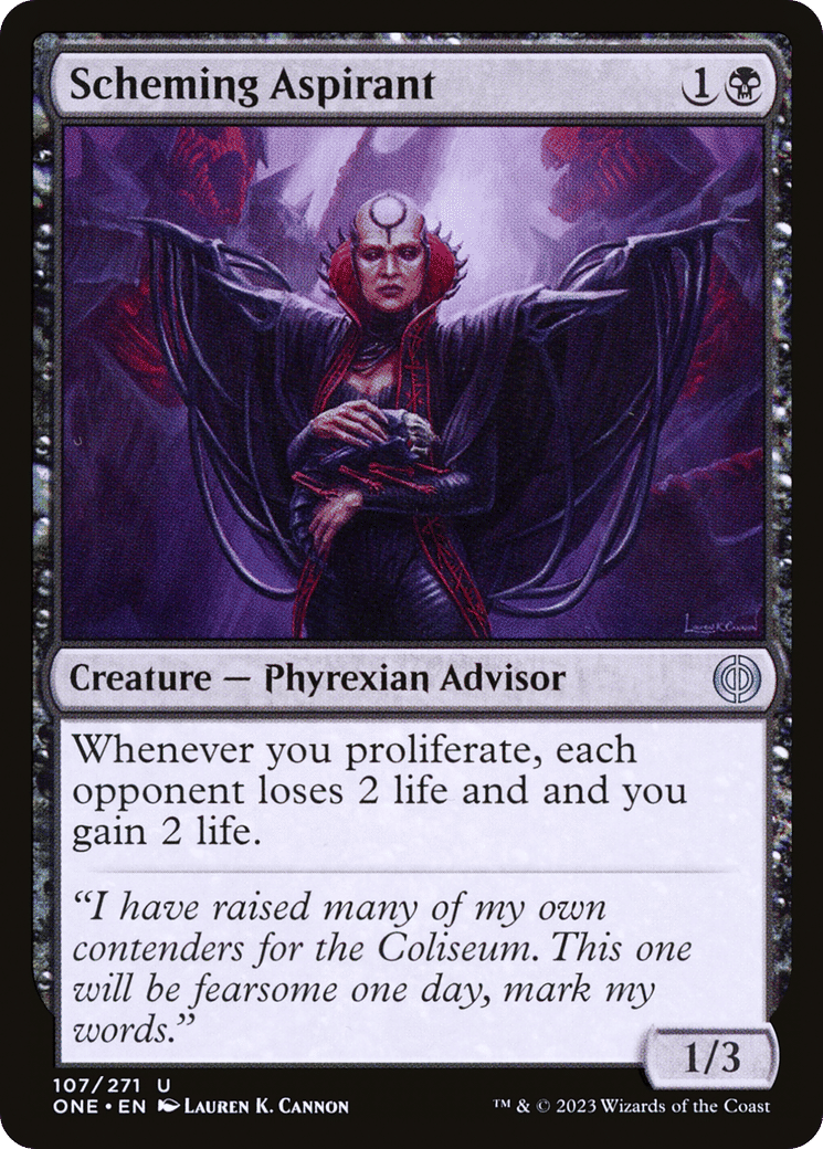 Scheming Aspirant — Phyrexia: All Will Be One — Magic: The Gathering