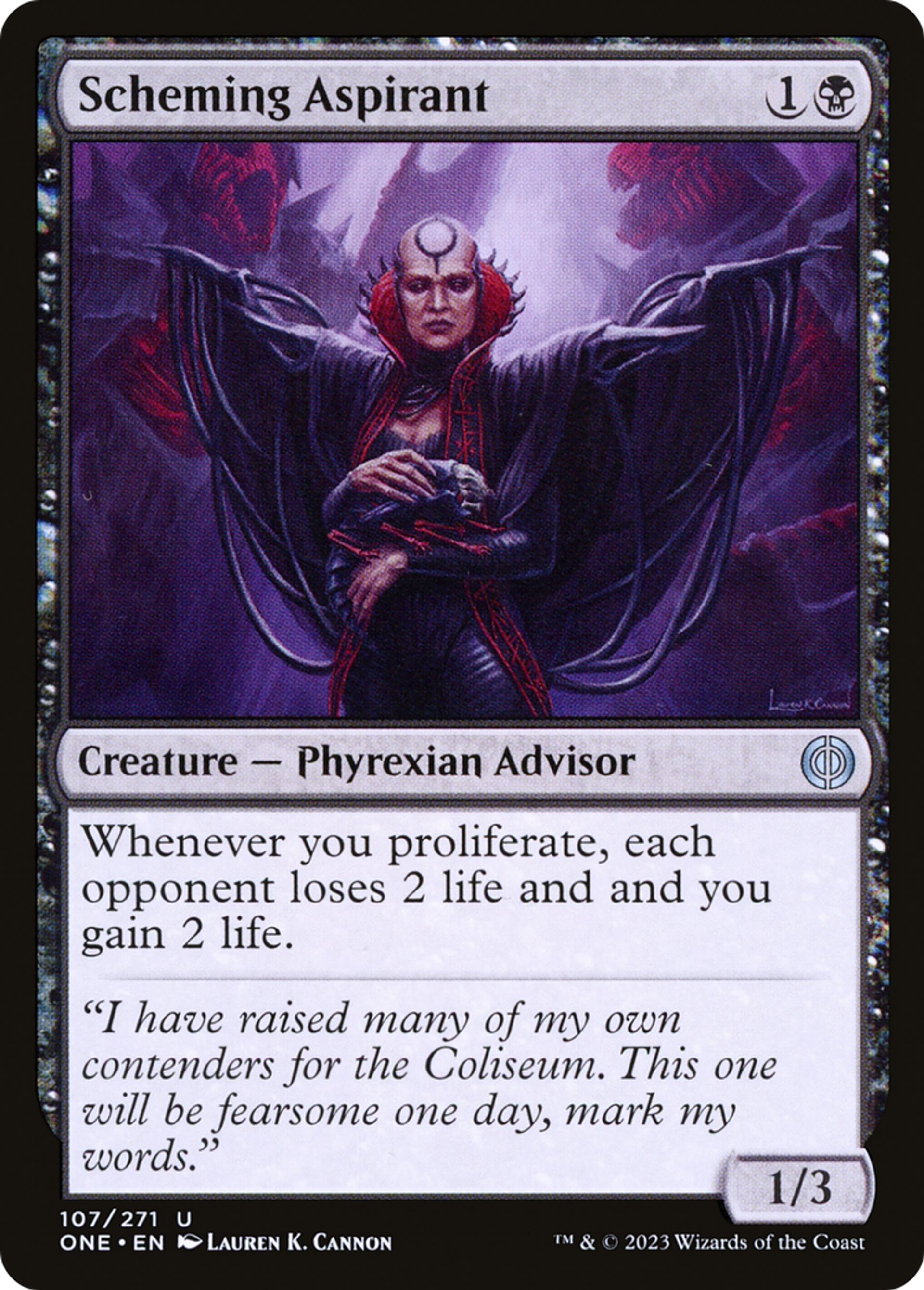 Aspirante sournoise — Phyrexia: All Will Be One — Magic: The Gathering