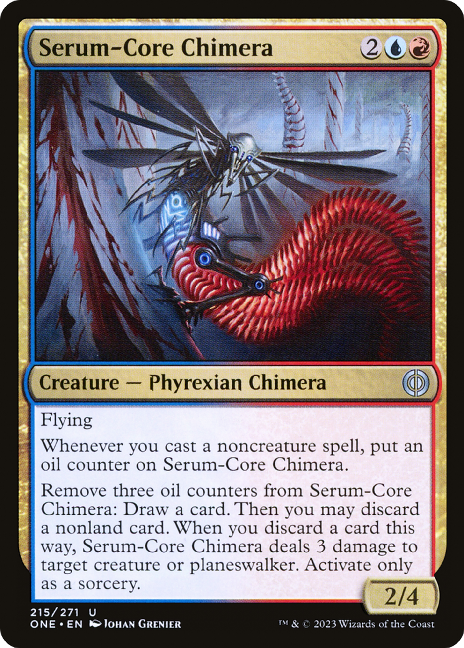 Chimère au réacteur de sérum — Phyrexia: All Will Be One — Magic: The Gathering