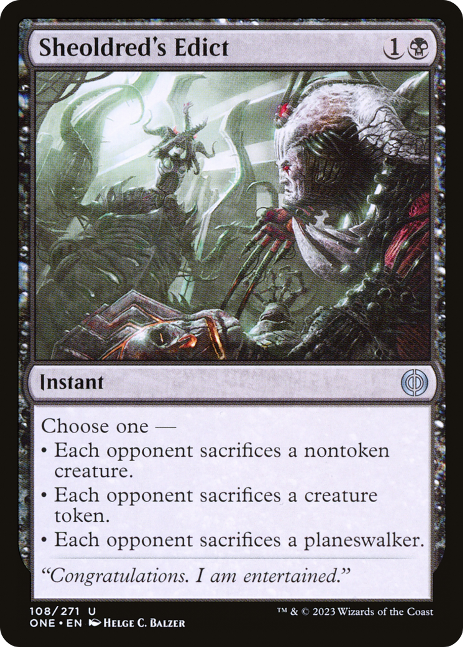 Édit de Sheoldred — Phyrexia: All Will Be One — Magic: The Gathering