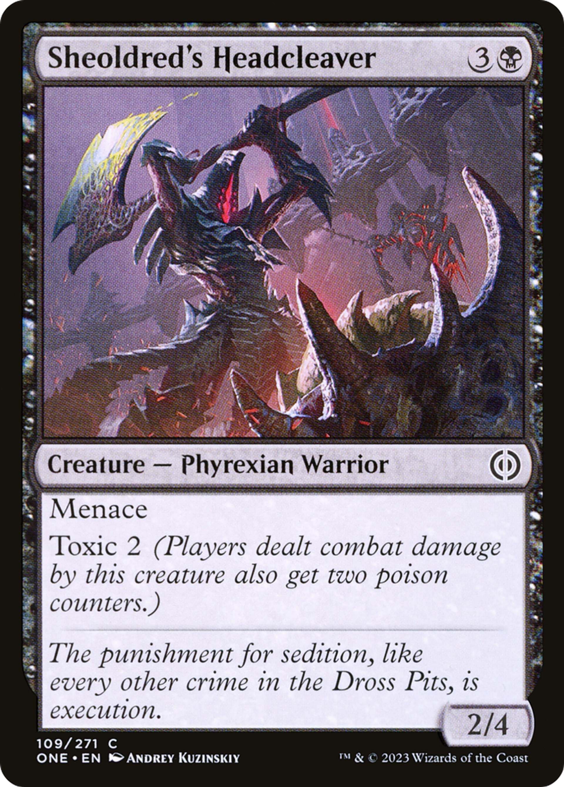 Fendoir de Sheoldred — Phyrexia: All Will Be One — Magic: The Gathering