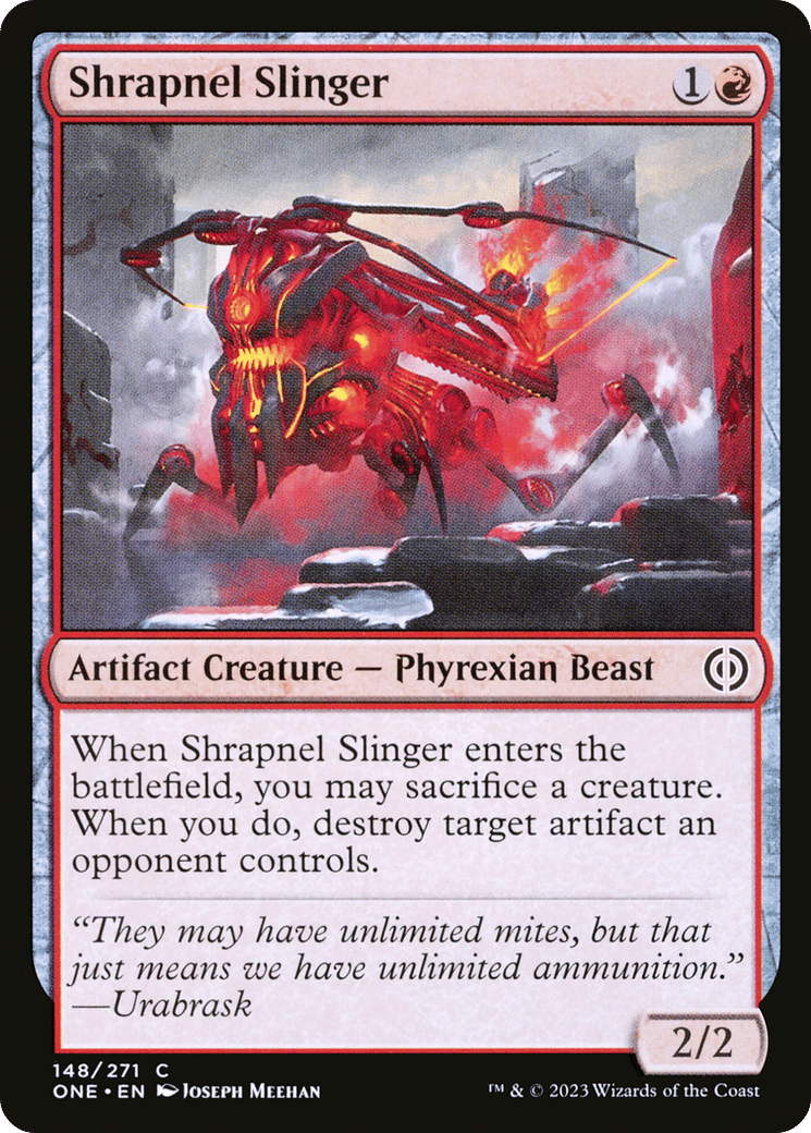 Shrapnel Slinger — Phyrexia: All Will Be One — Magic: The Gathering