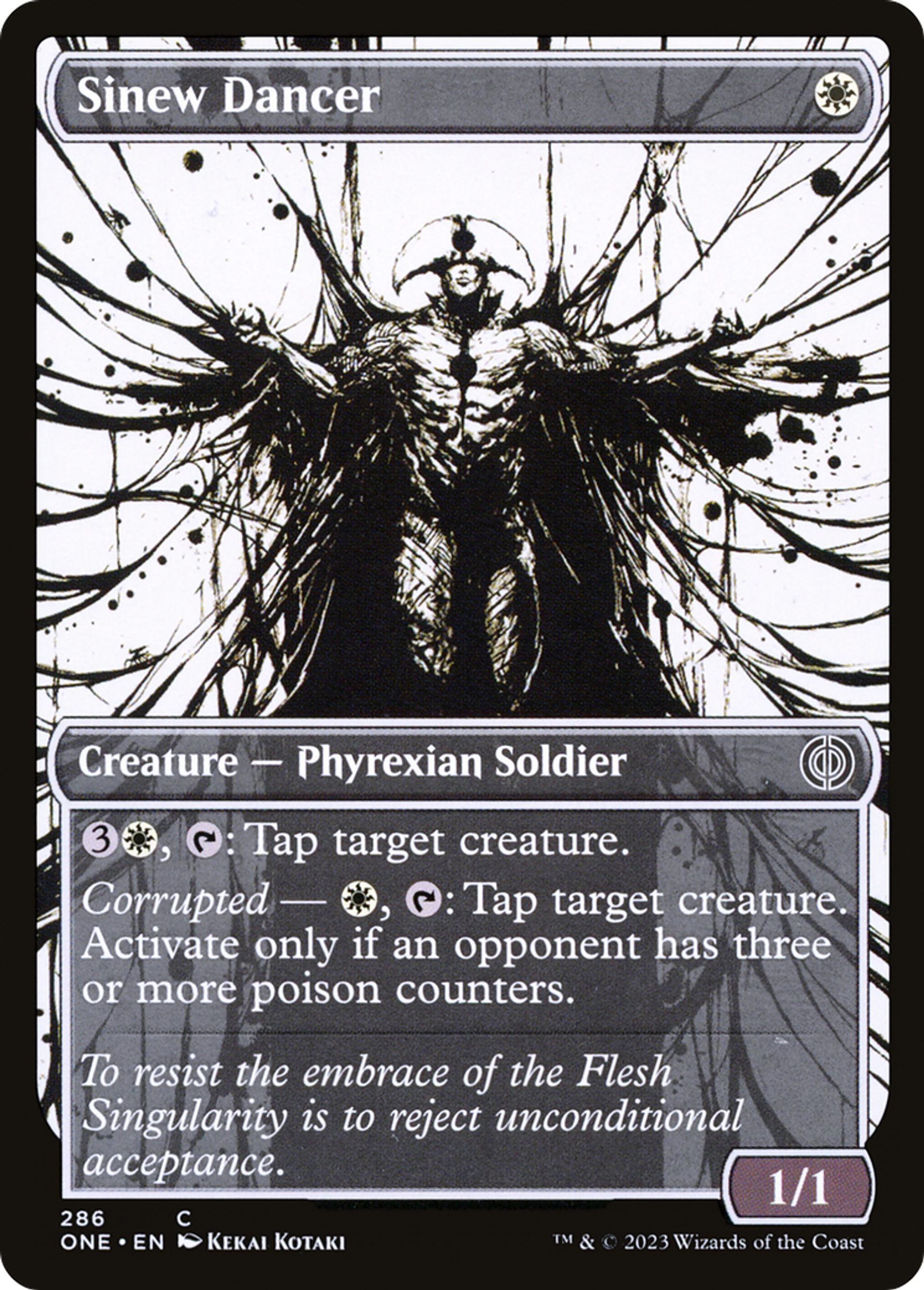 Danseur ligamenteux — Phyrexia: All Will Be One — Magic: The Gathering