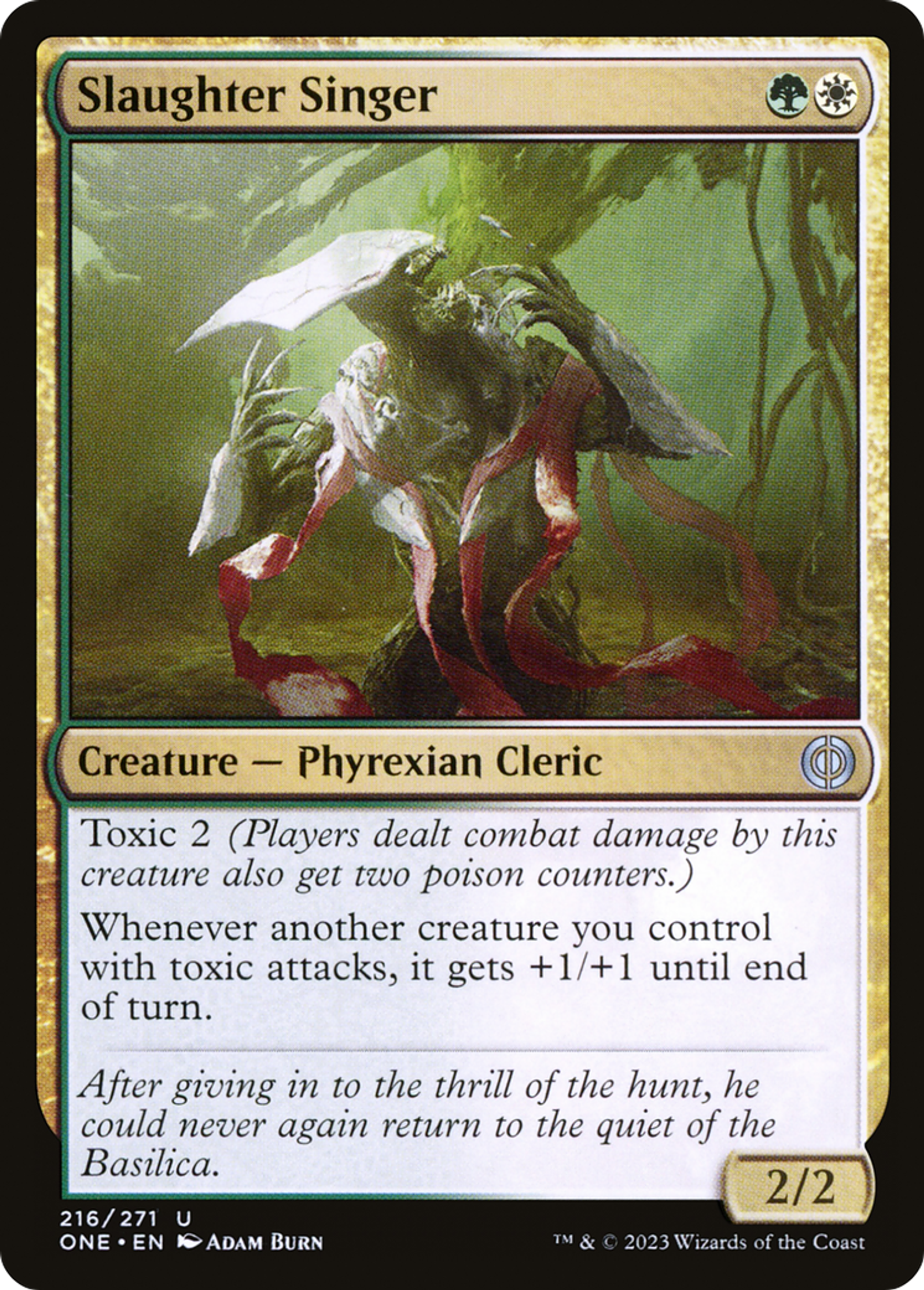 Chanteur de massacre — Phyrexia: All Will Be One — Magic: The Gathering