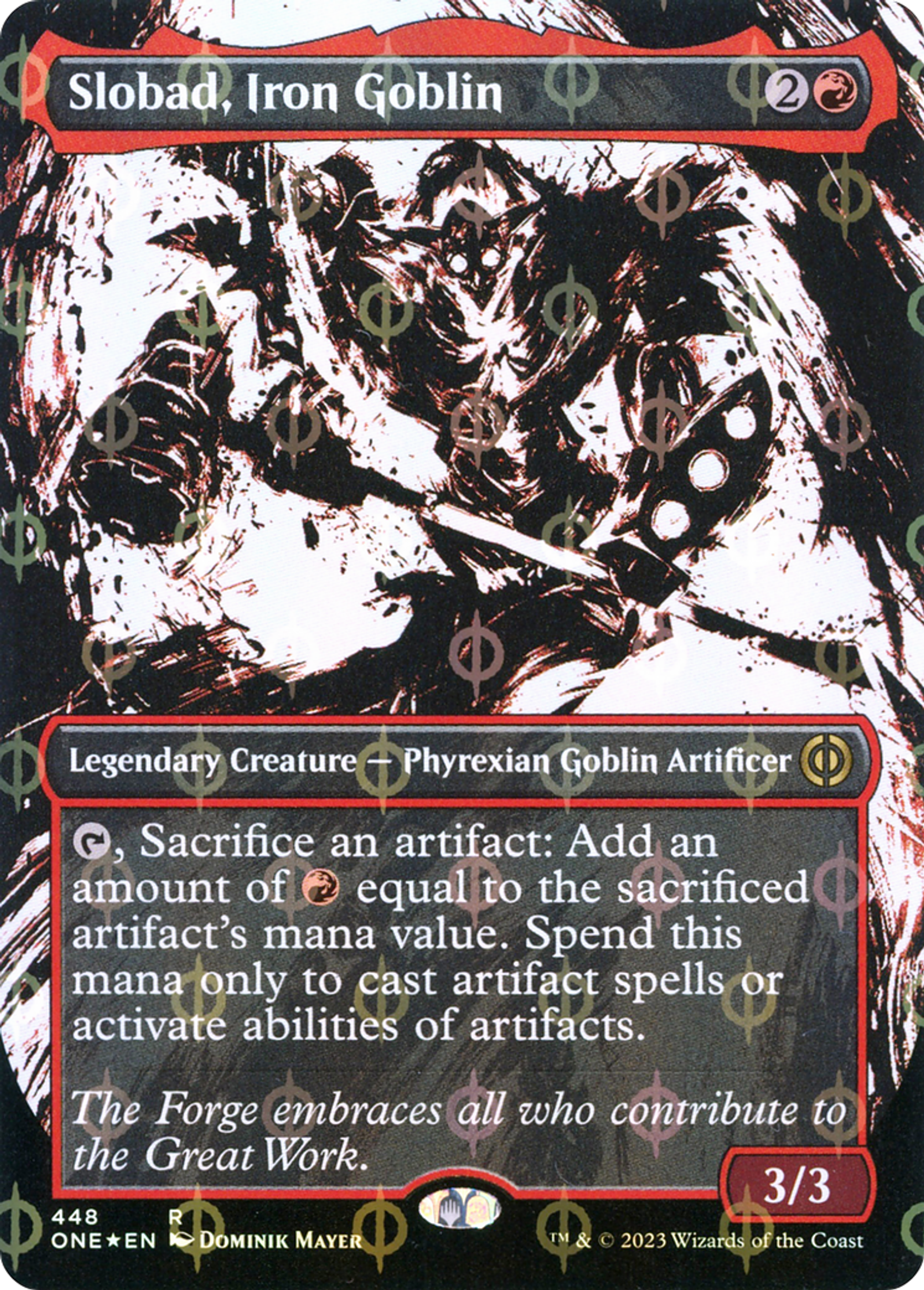 Slobad, gobelin de fer — Phyrexia: All Will Be One — Magic: The Gathering