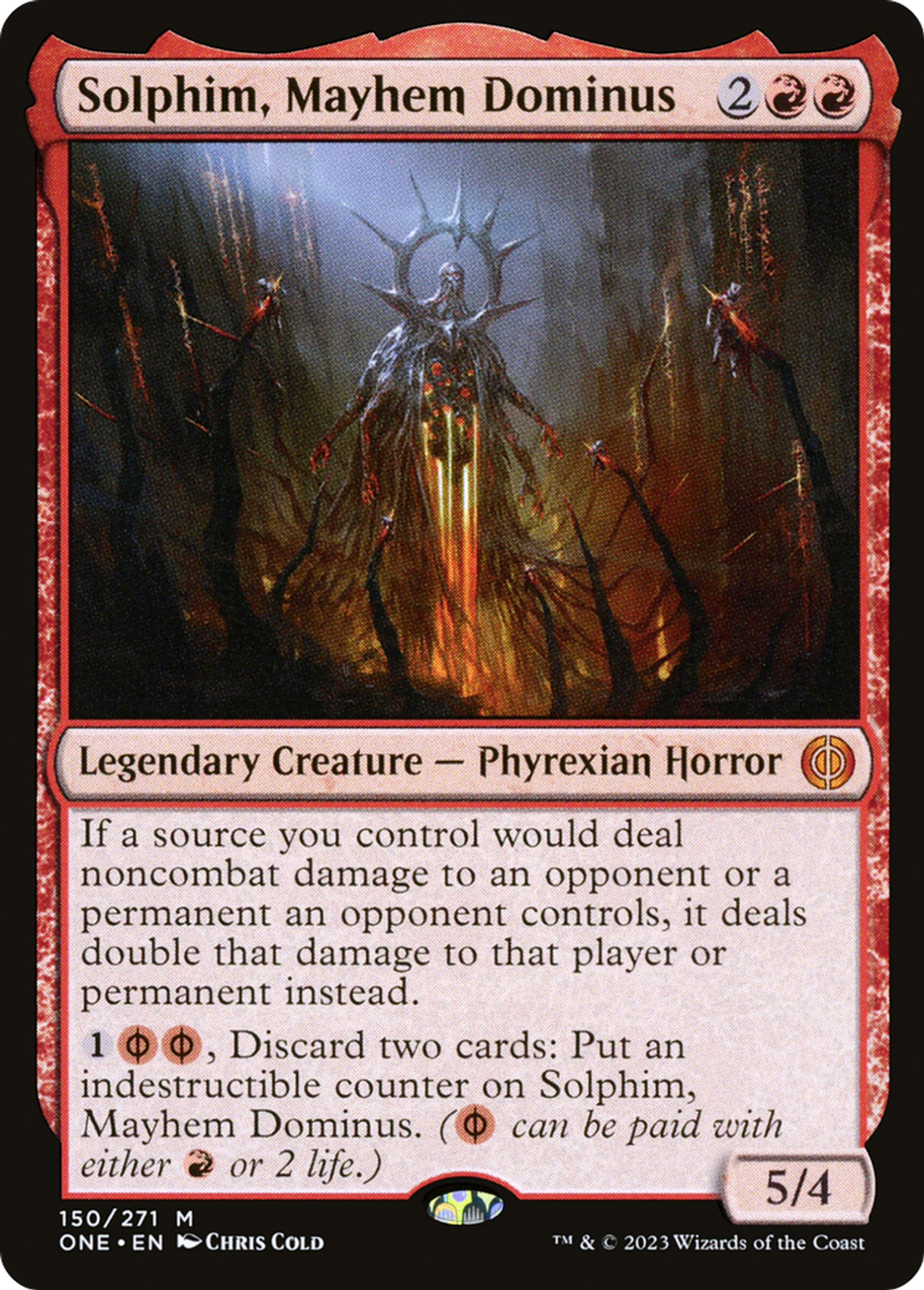 Solphim, Dominus du chaos — Phyrexia: All Will Be One — Magic: The Gathering