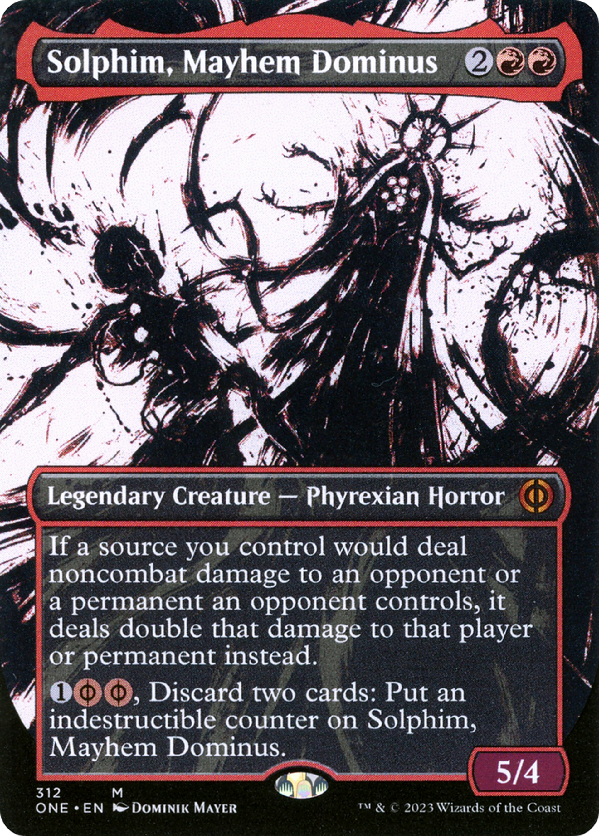 Solphim, Dominus du chaos — Phyrexia: All Will Be One — Magic: The Gathering