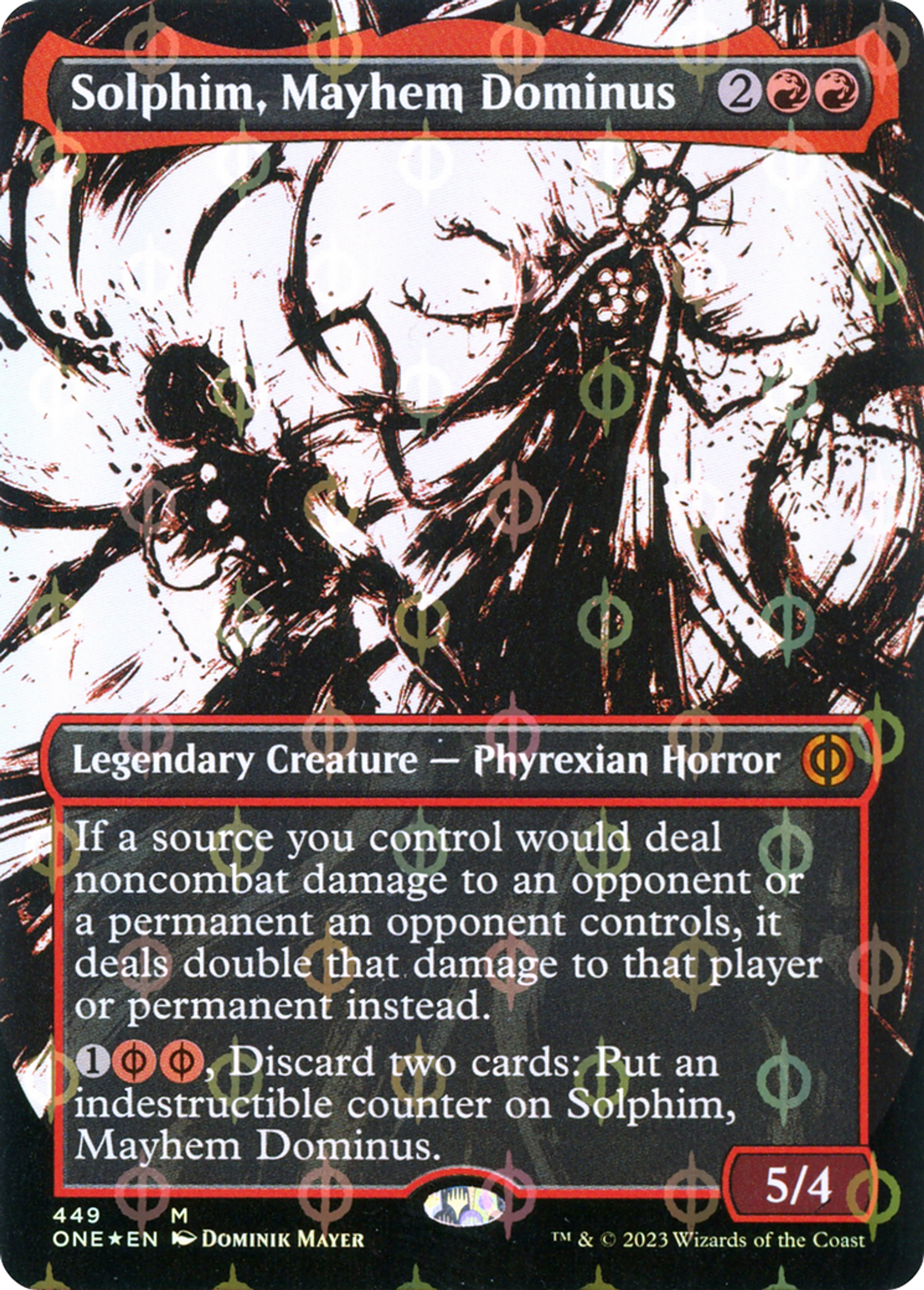 Solphim, Dominus du chaos — Phyrexia: All Will Be One — Magic: The Gathering
