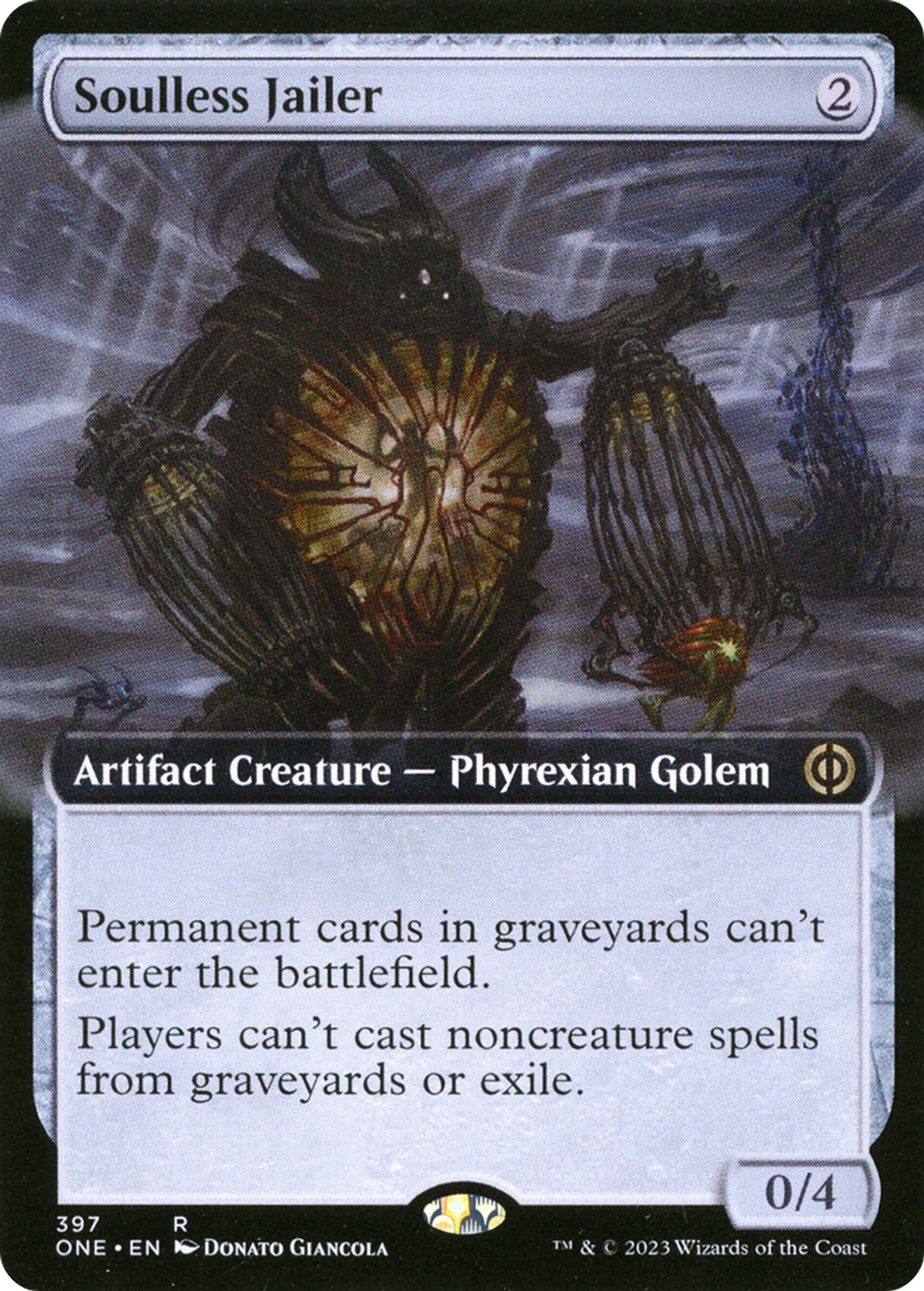 Gardien de prison sans âme — Phyrexia: All Will Be One — Magic: The Gathering
