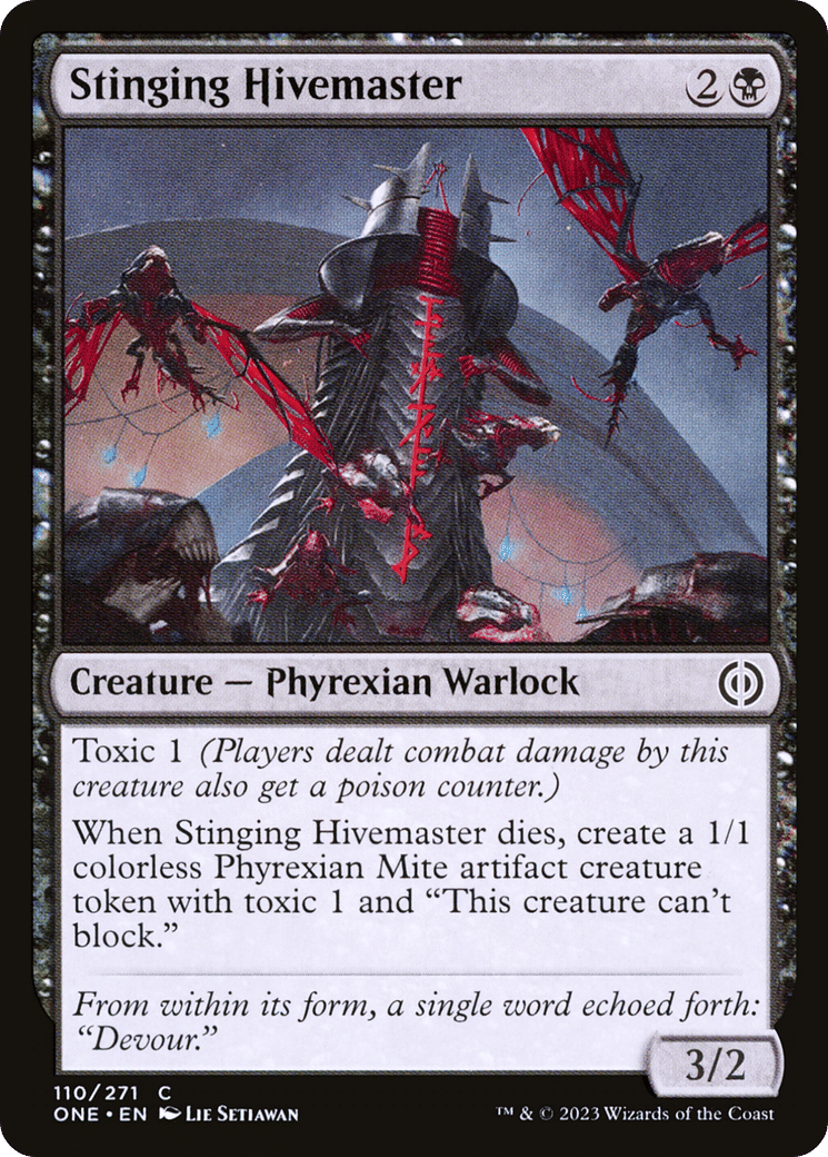 Stinging Hivemaster — Phyrexia: All Will Be One — Magic: The Gathering