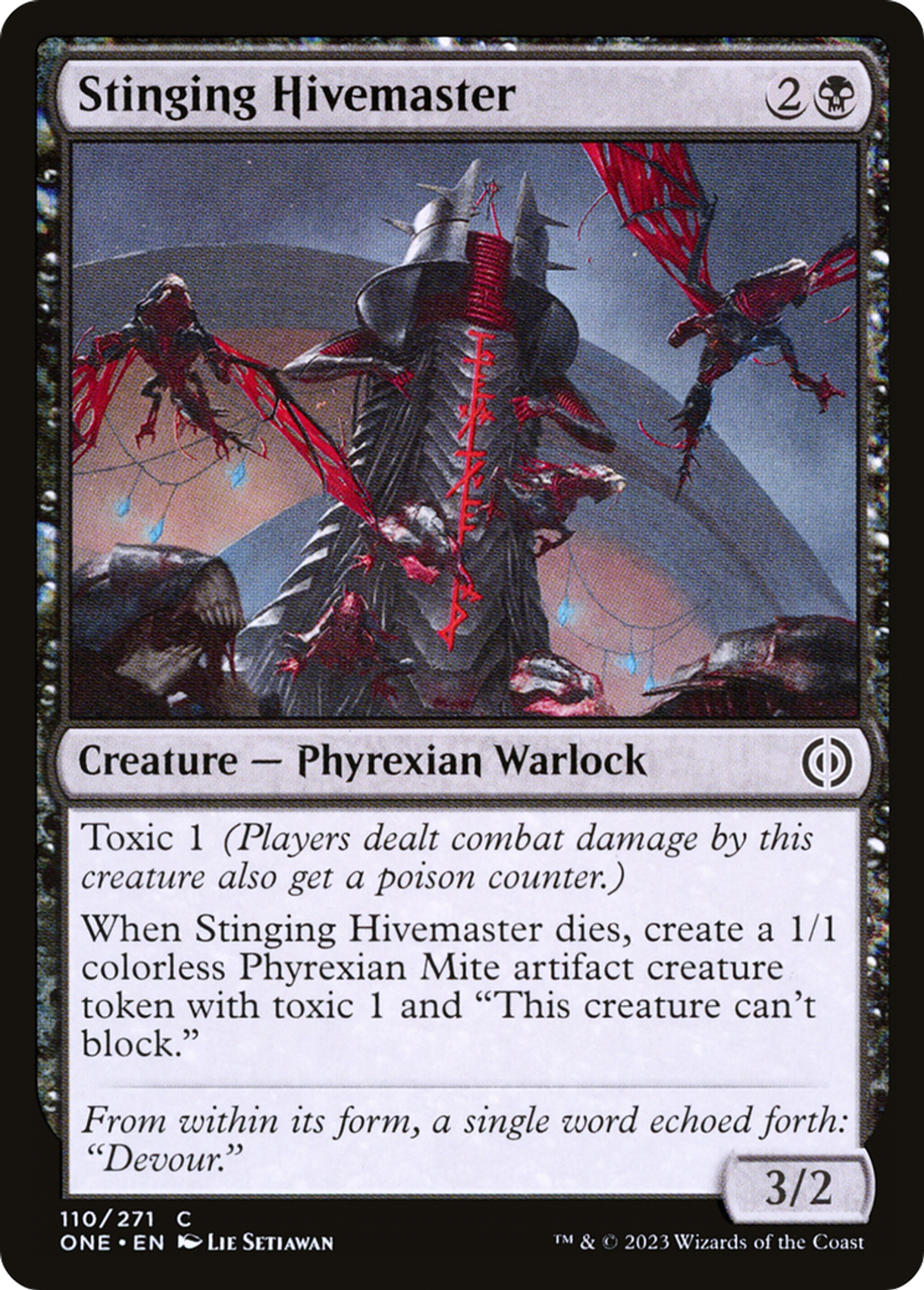 Maître de l'essaim piquant — Phyrexia: All Will Be One — Magic: The Gathering