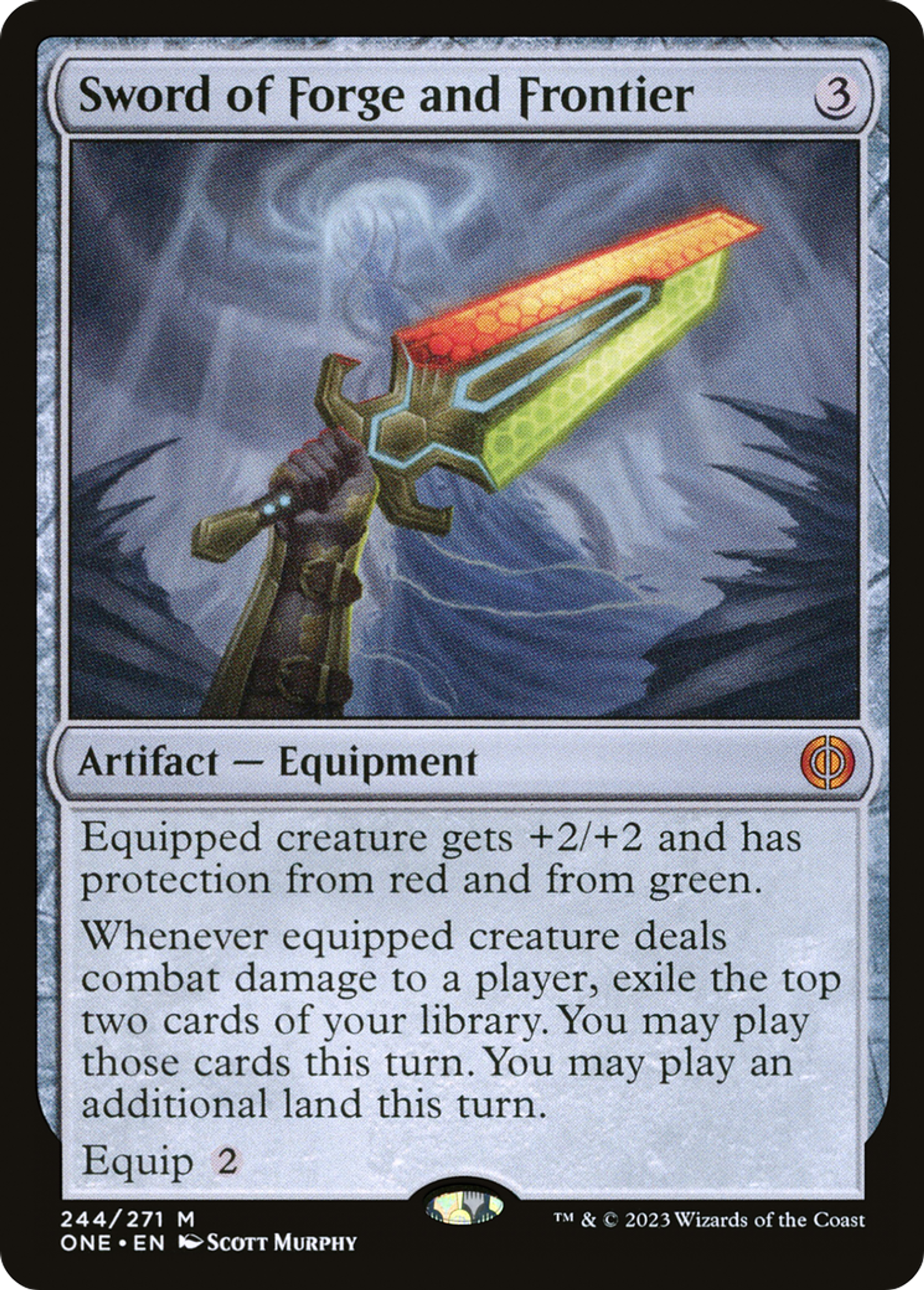 Épée de Forge et de Frontière — Phyrexia: All Will Be One — Magic: The Gathering