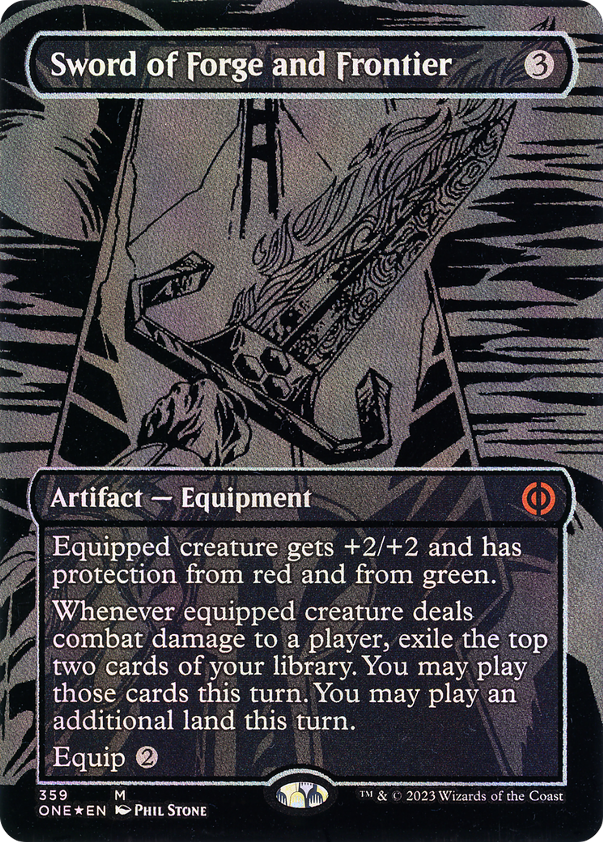 Épée de Forge et de Frontière — Phyrexia: All Will Be One — Magic: The Gathering