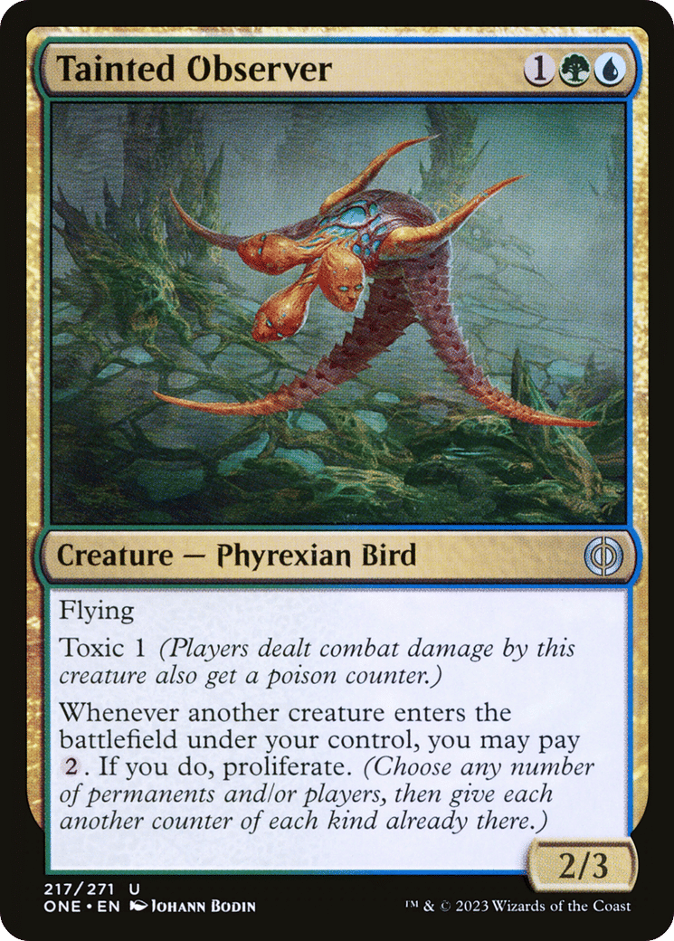 Tainted Observer — Phyrexia: All Will Be One — Magic: The Gathering