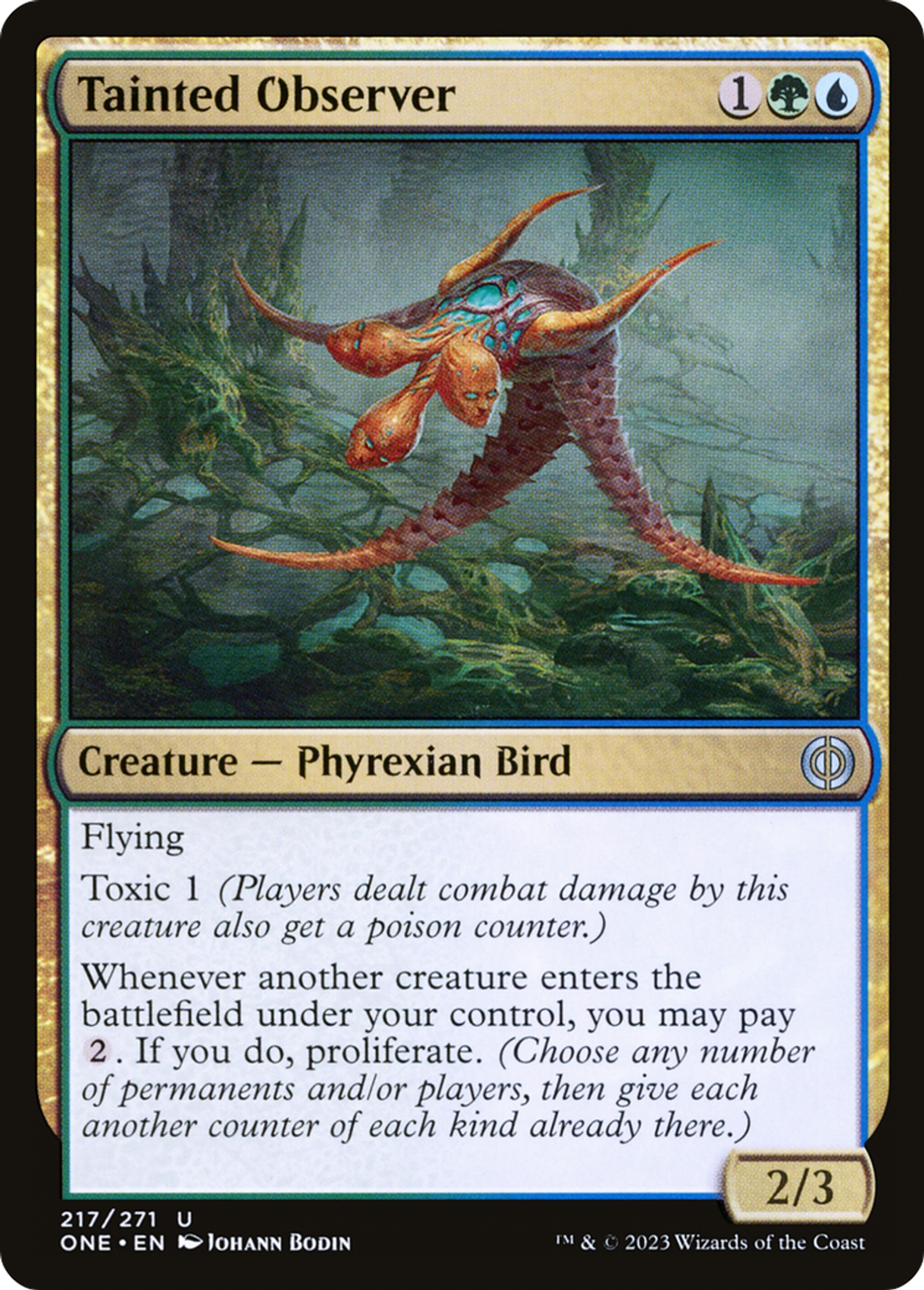 Observateur souillé — Phyrexia: All Will Be One — Magic: The Gathering