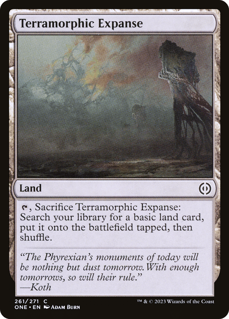 Terramorphic Expanse — Phyrexia: All Will Be One — Magic: The Gathering