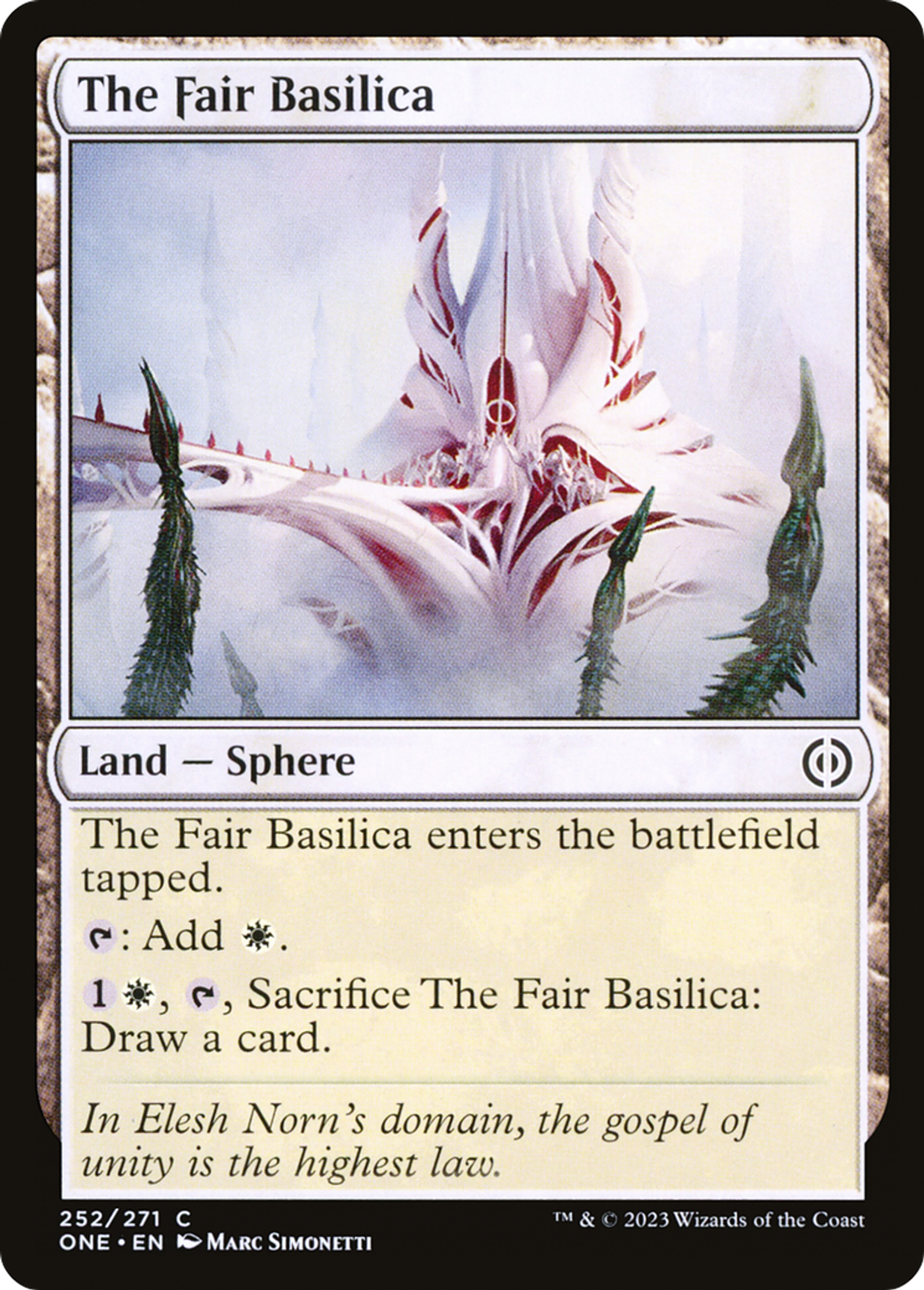 La Basilique Blême — Phyrexia: All Will Be One — Magic: The Gathering