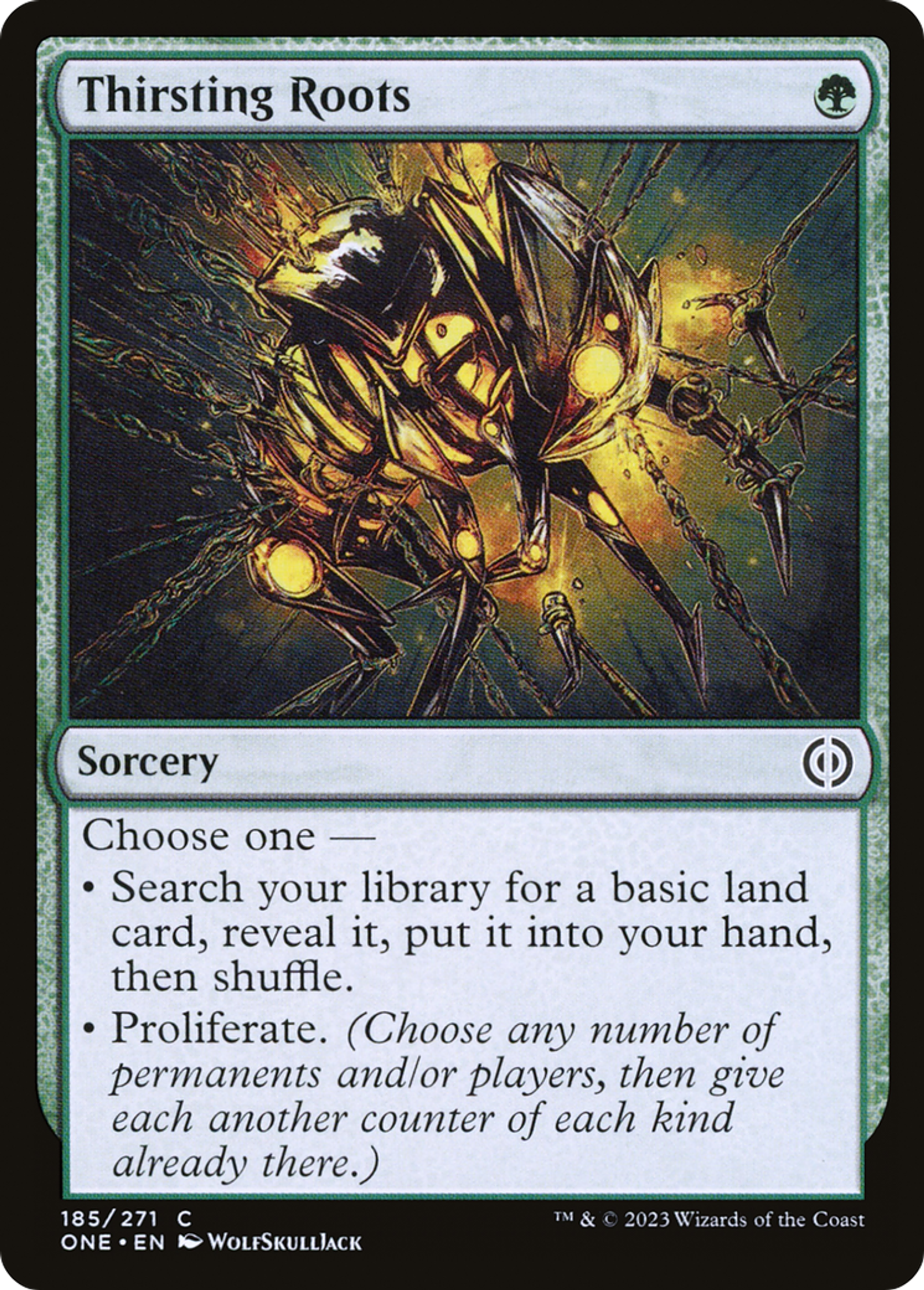 Racines assoiffées — Phyrexia: All Will Be One — Magic: The Gathering