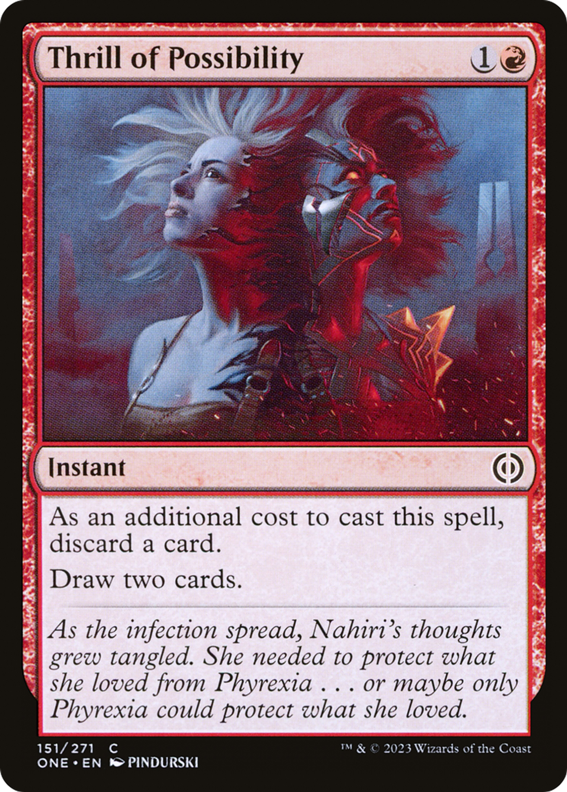 Frisson de probabilité — Phyrexia: All Will Be One — Magic: The Gathering